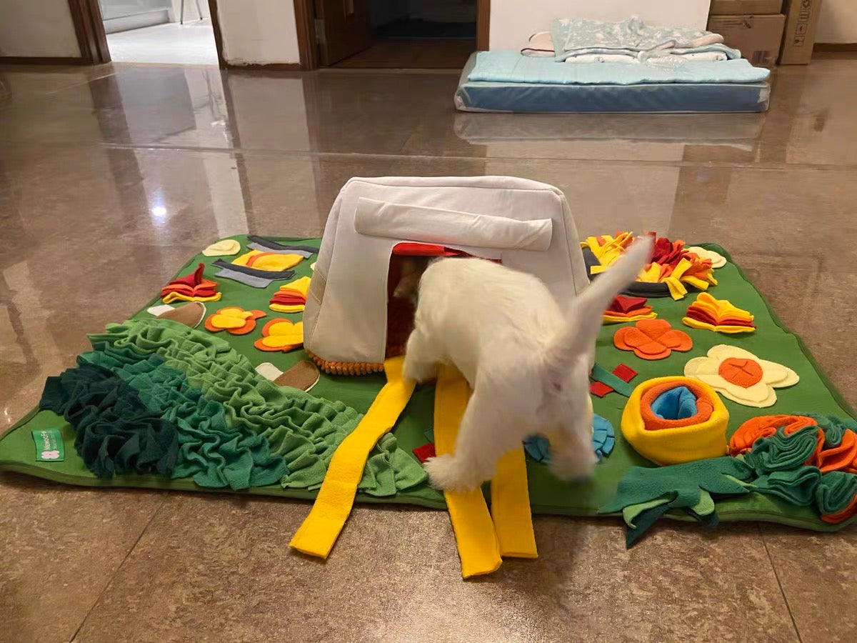 Camping Adventure Snuffle Mat β Large Picnic Enrichment Rug