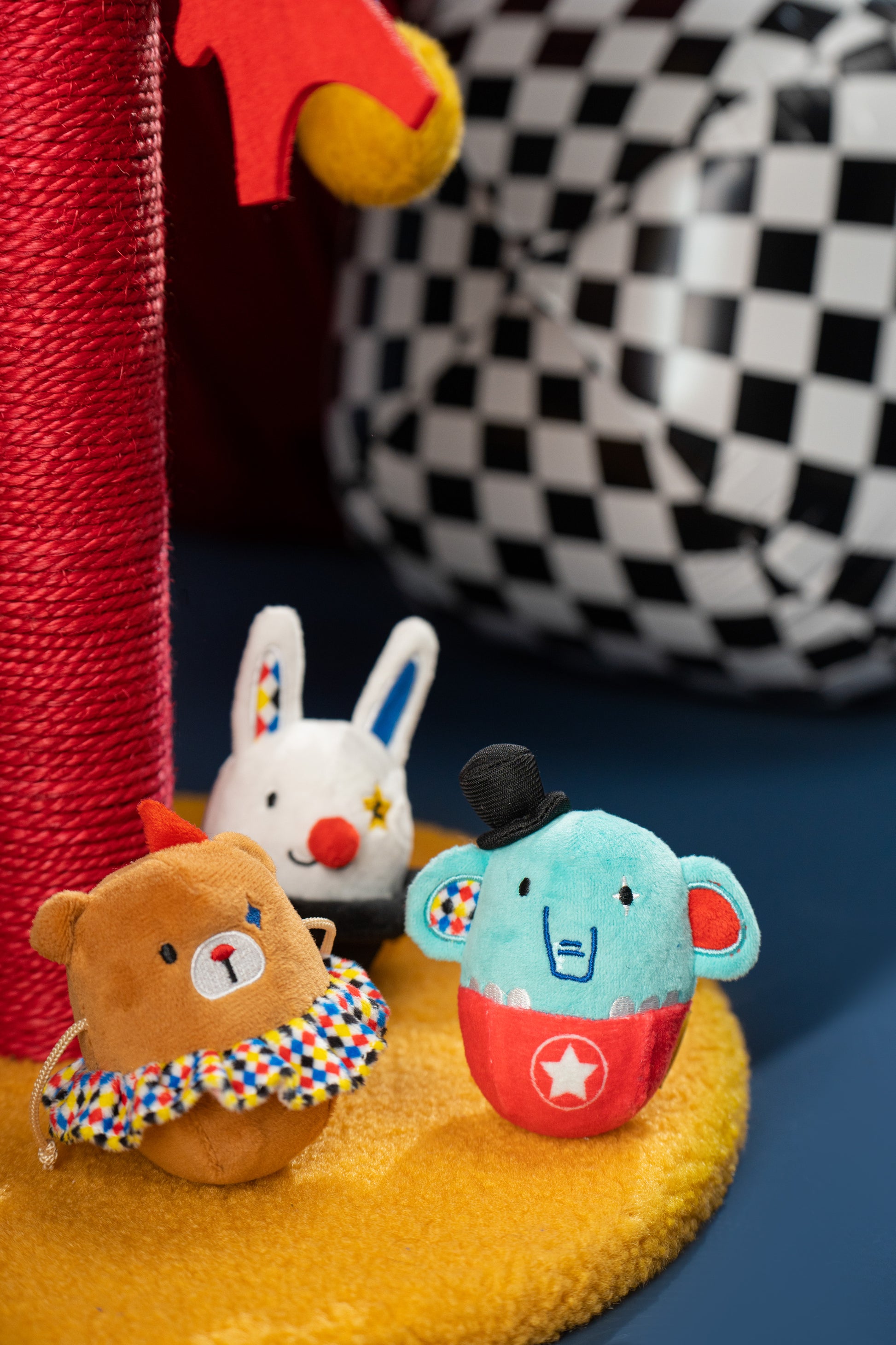 πͺ Bunny Circus Roly-poly Cats Toys β Tumble, Chase & Delight! π±π
