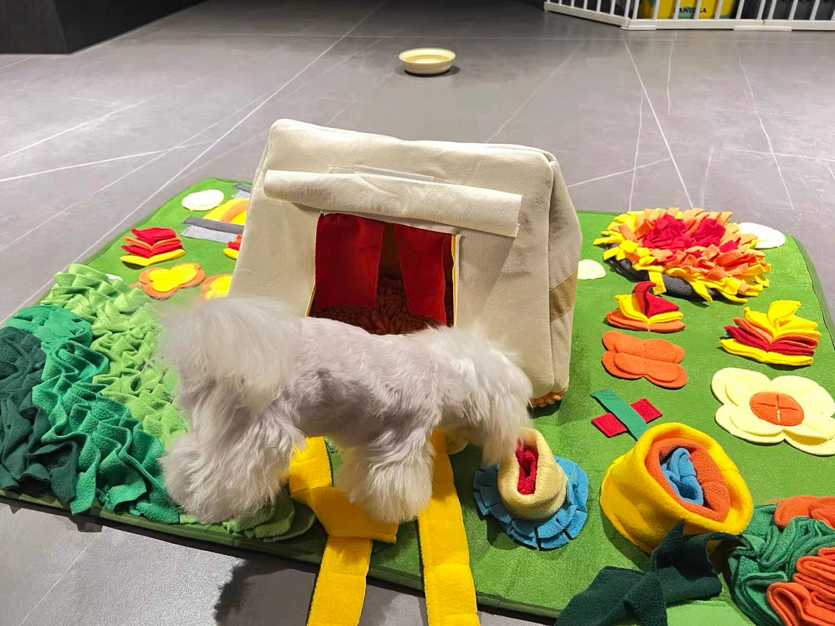 Camping Adventure Snuffle Mat β Large Picnic Enrichment Rug