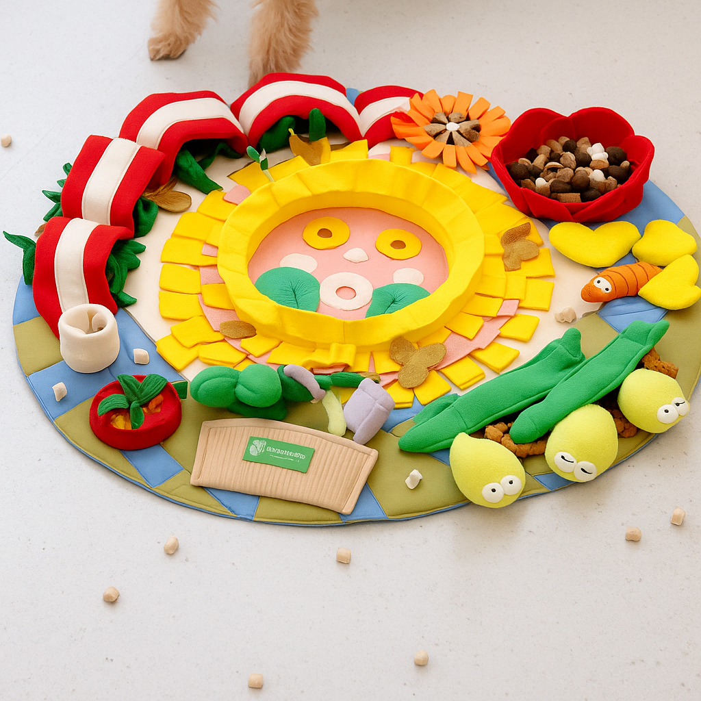 Sunflower Snuffle Mat β Enrichment Play Rug for Dogs