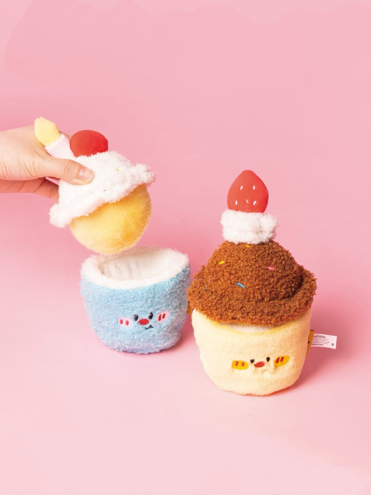 Cupcake Surprise Dog Toy (Yellow)