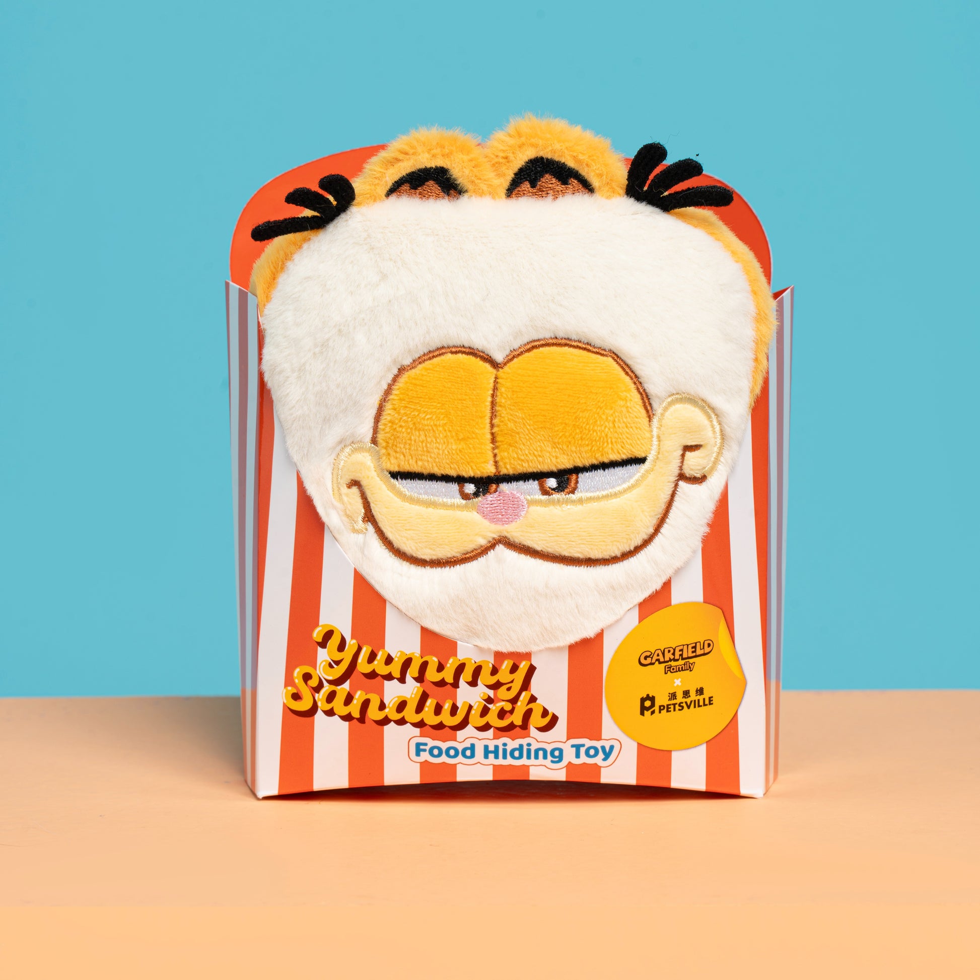 Garfield Sandwich Snuffle Toy