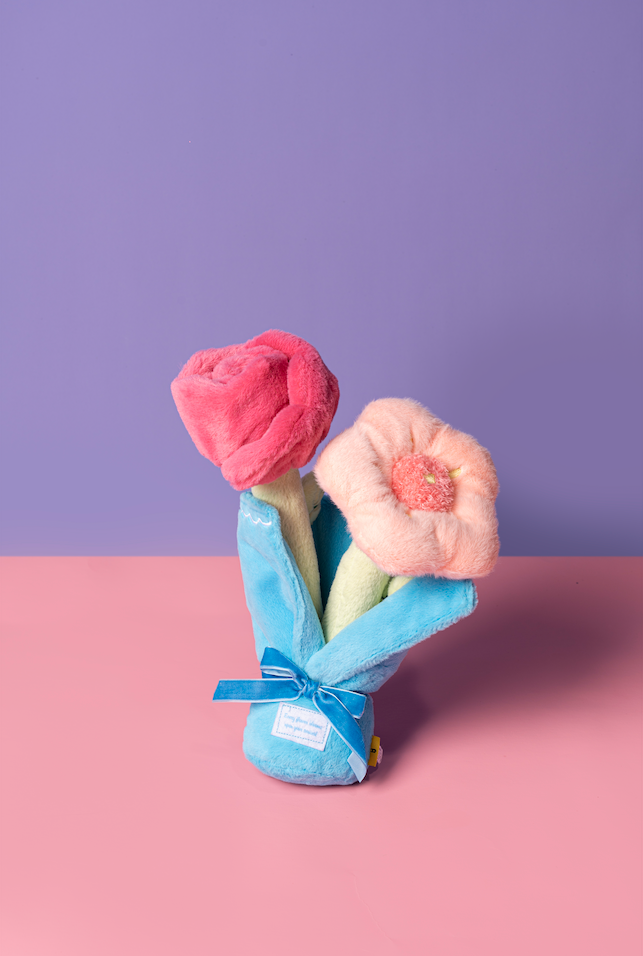 Blue Bouquet Wrap Plush Toy Base