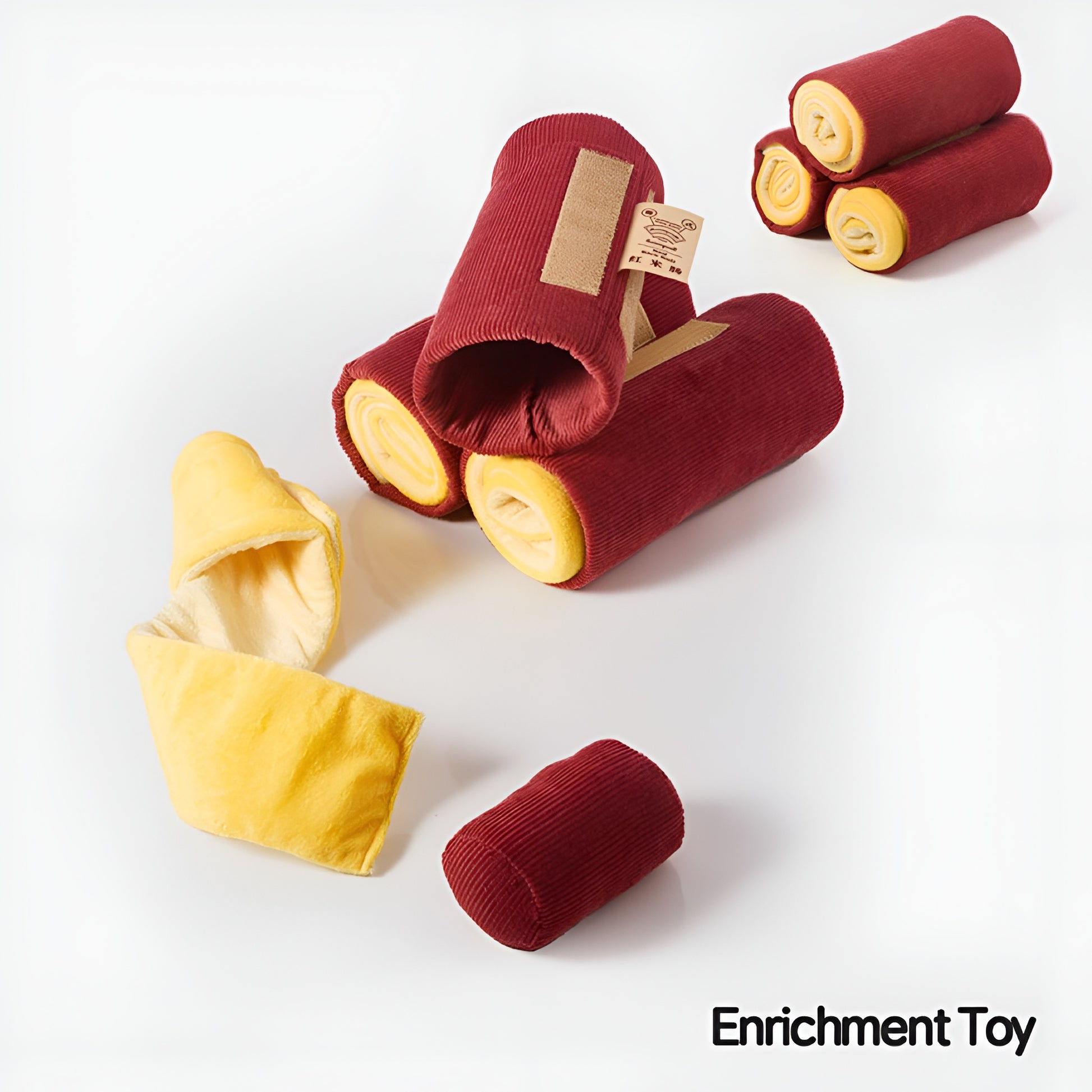 π€ Spring Roll Enrichment Toy β Roll, Sniff & Unwrap the Fun! πΎ