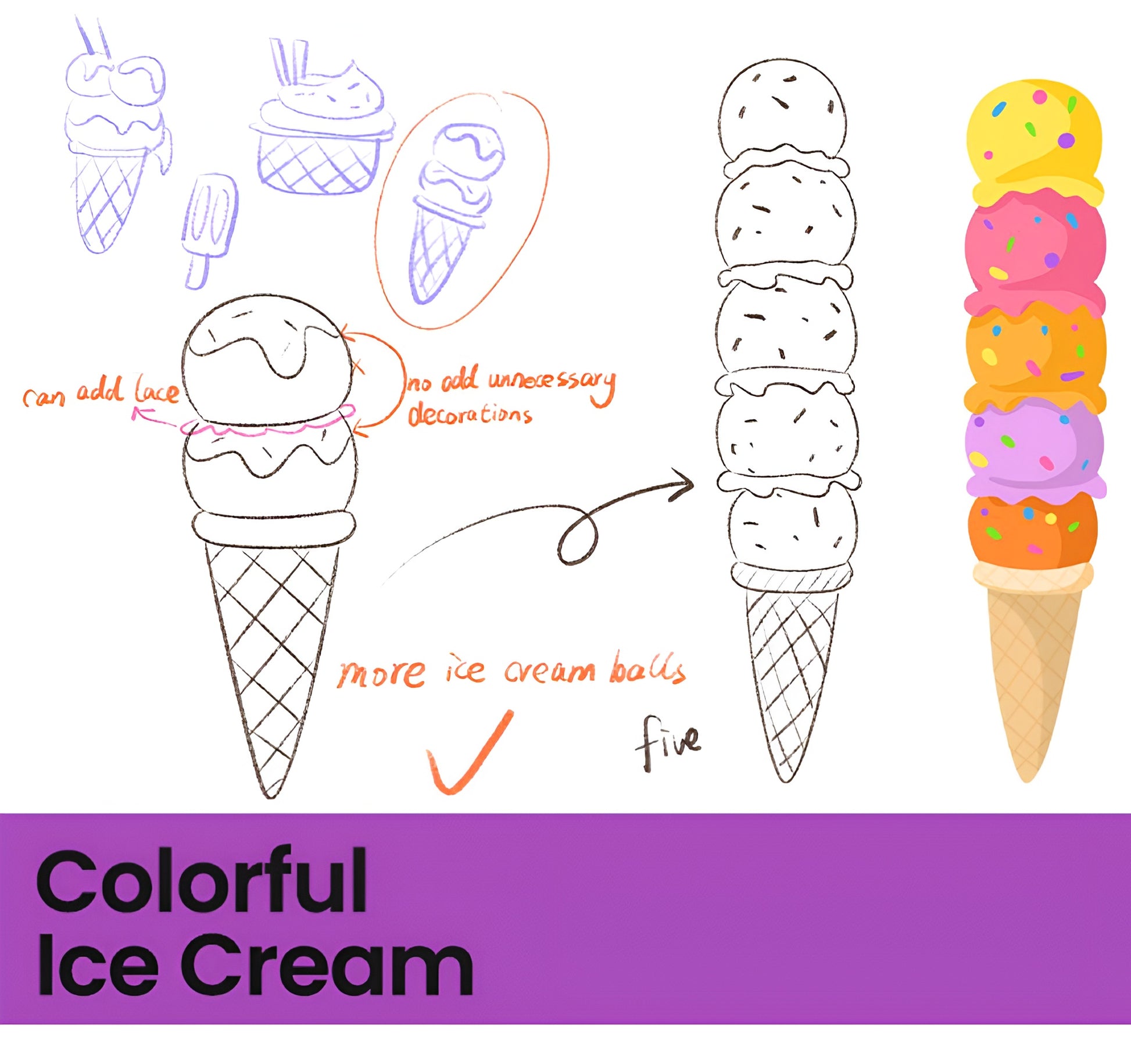 Ice Cream Plush Dog Toy – Colorful, Fun & Long-Lasting Play!