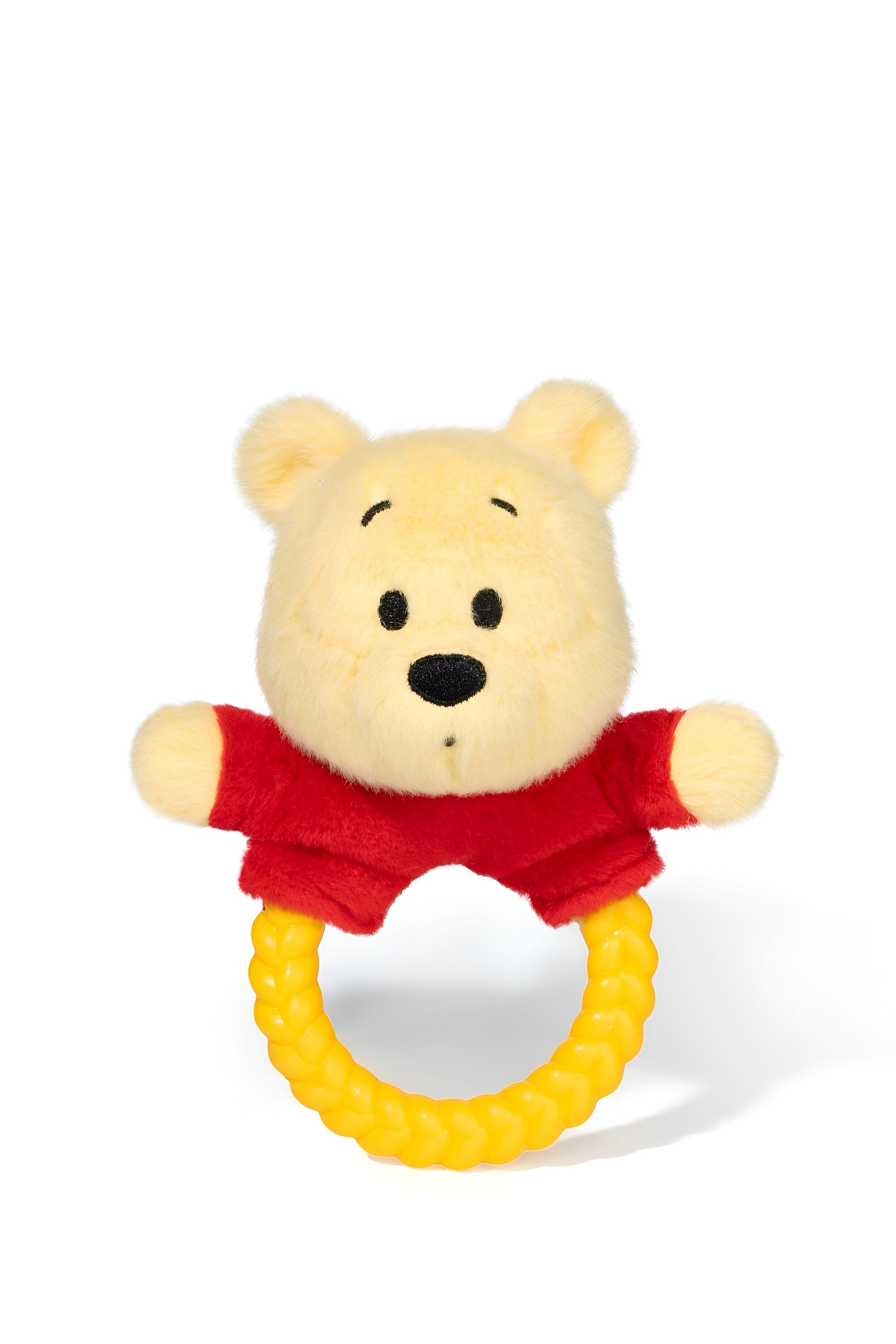 Winnie the Pooh Dog Tug Toy – Plush Chew Ring | Cute Squeaky Pull Toy for Dogs