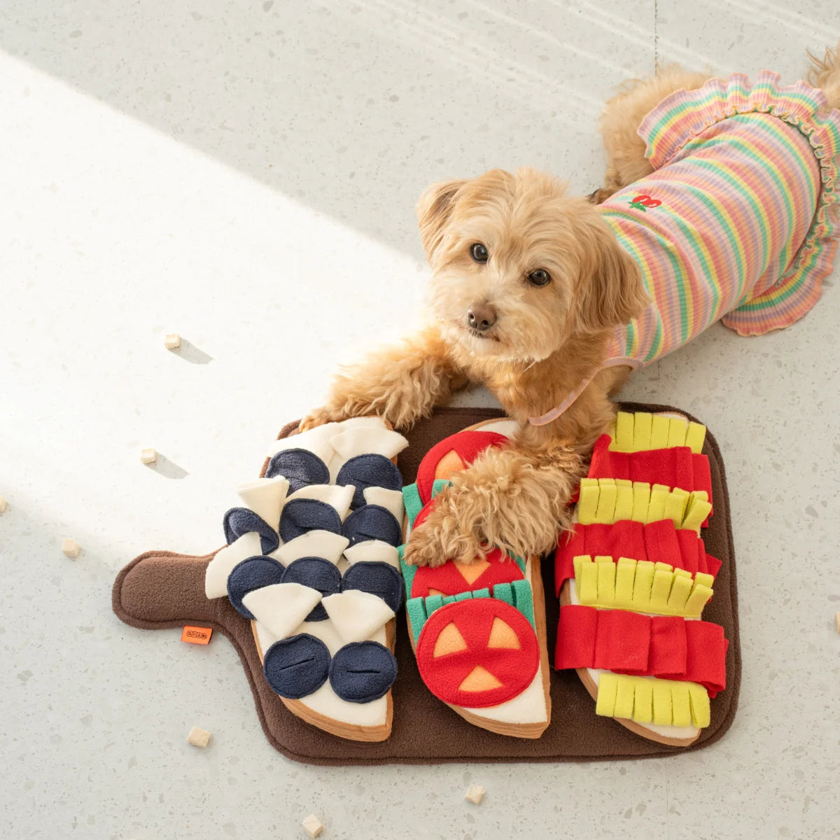 Bruschetta Snuffle Mat β Tasty Foraging for Foodie Pups