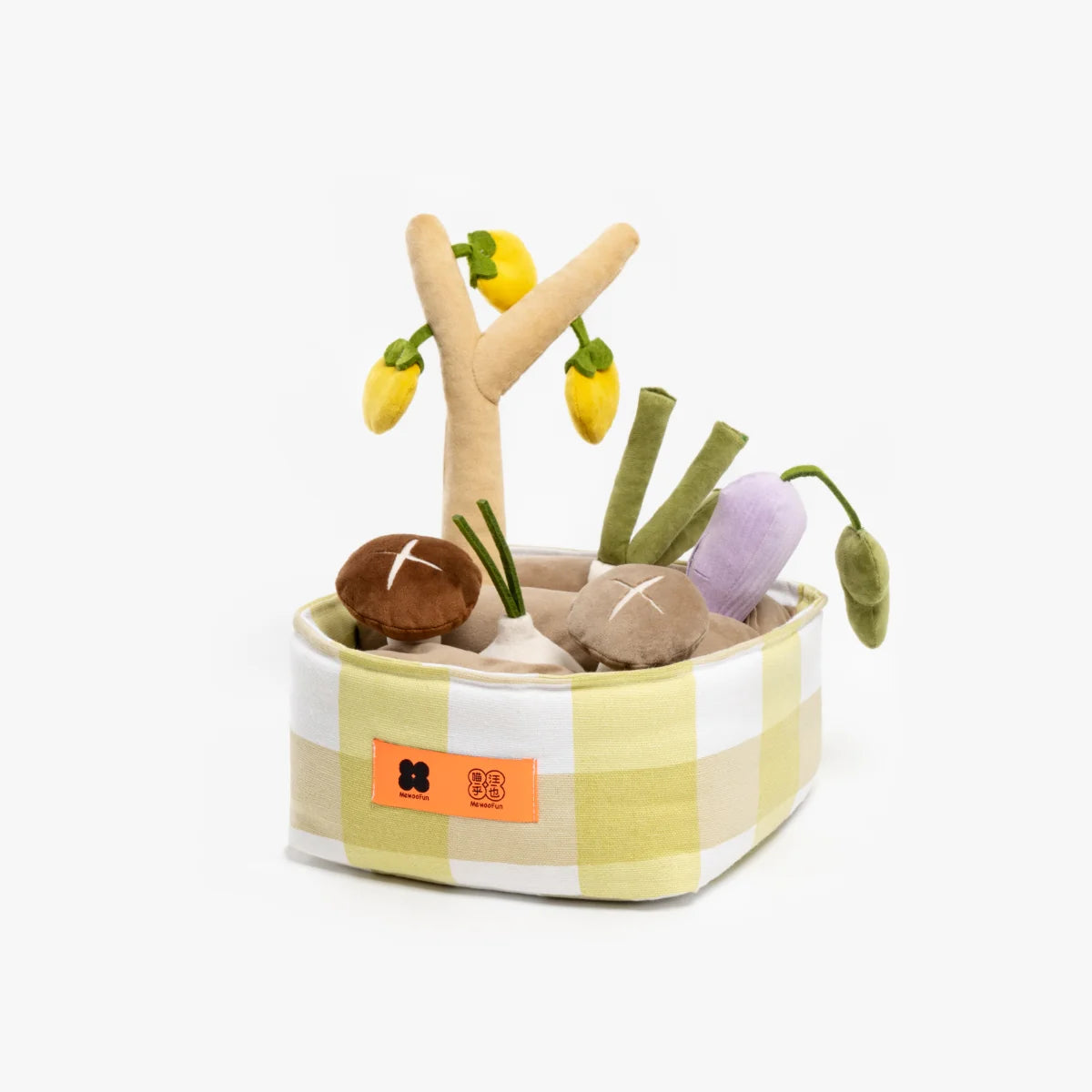 Vegetable Snuffle Toy Set β 6-in-1 Enrichment Basket for Dogs