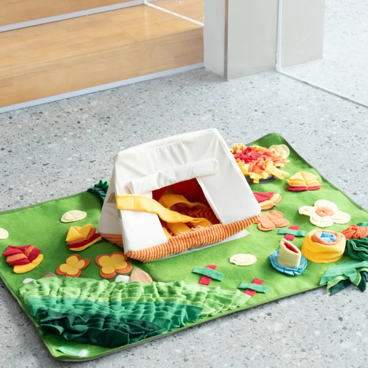 Camping Adventure Snuffle Mat β Large Picnic Enrichment Rug