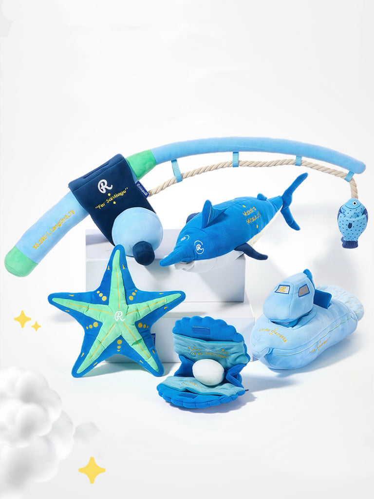 🌊 Dive Into Playtime: The Ocean Adventure Plush Toy Collection by Loki & Paws 🐬✨