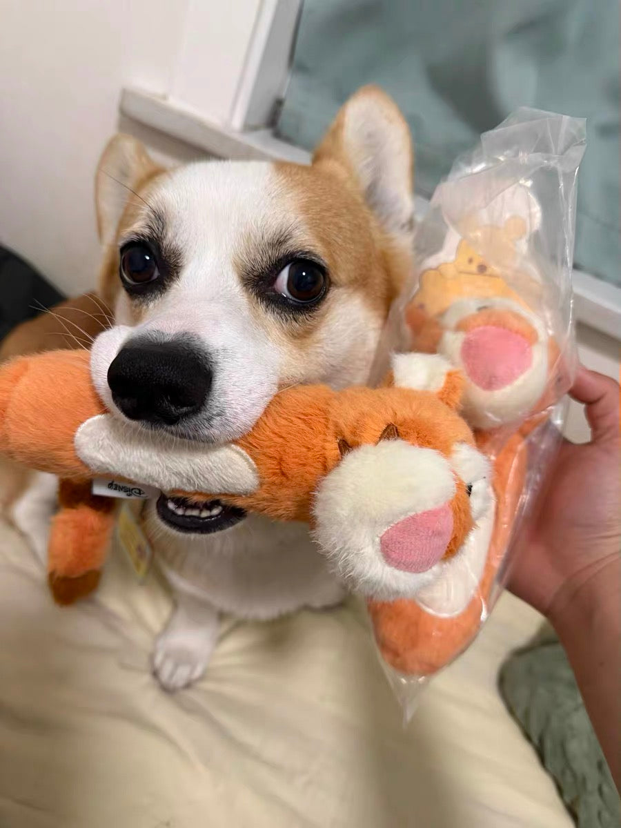 Tigger Squeaky Plush - Cute Squeaky Toy for Dogs