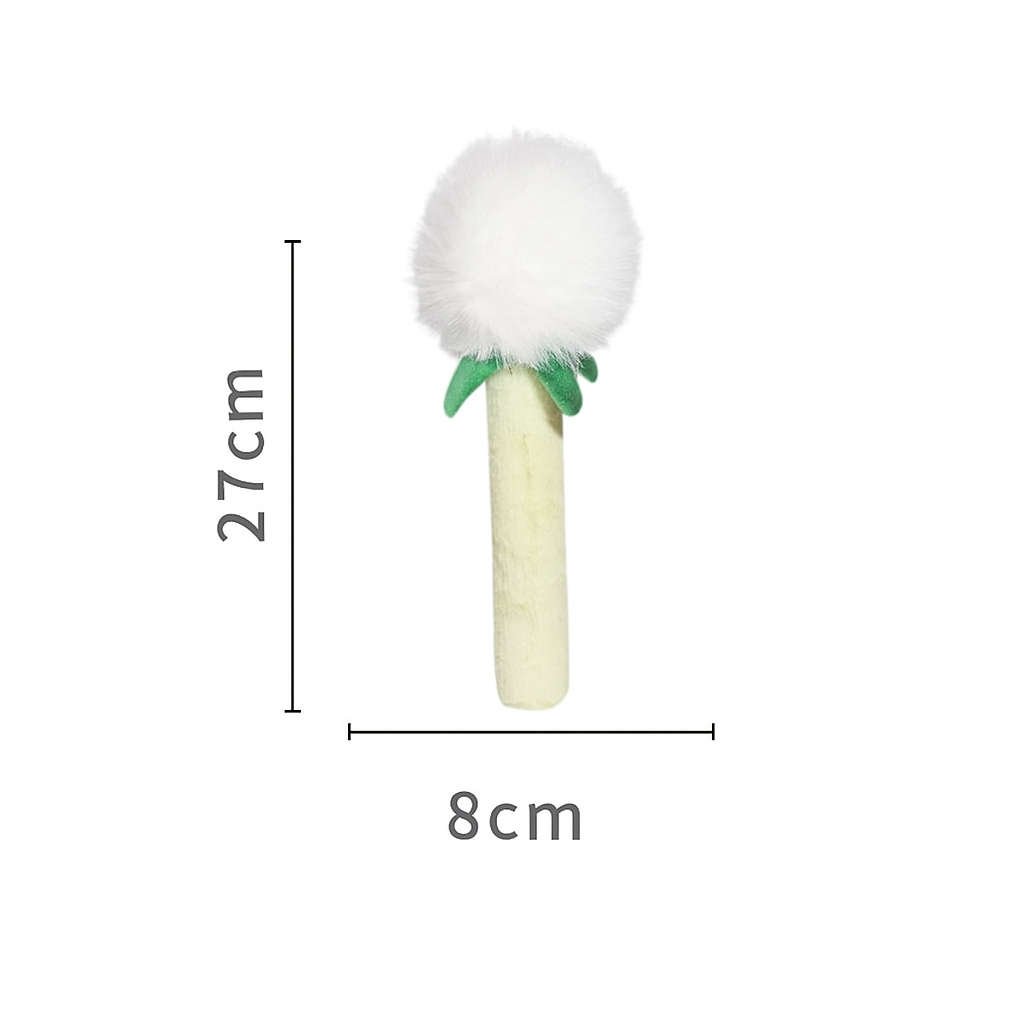 ☁️ Dandelion Plush Dog Toy – Fun Squeaky Sound for Playful Pups! 🐾