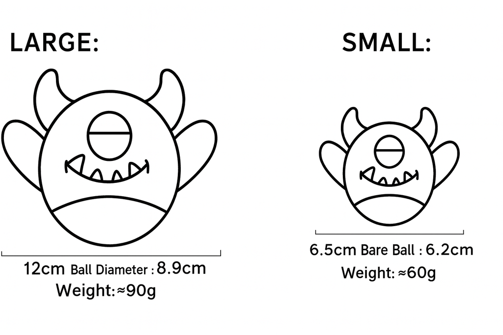 Plush Monster Dog Toy – Soft, Colorful & Durable Playmate