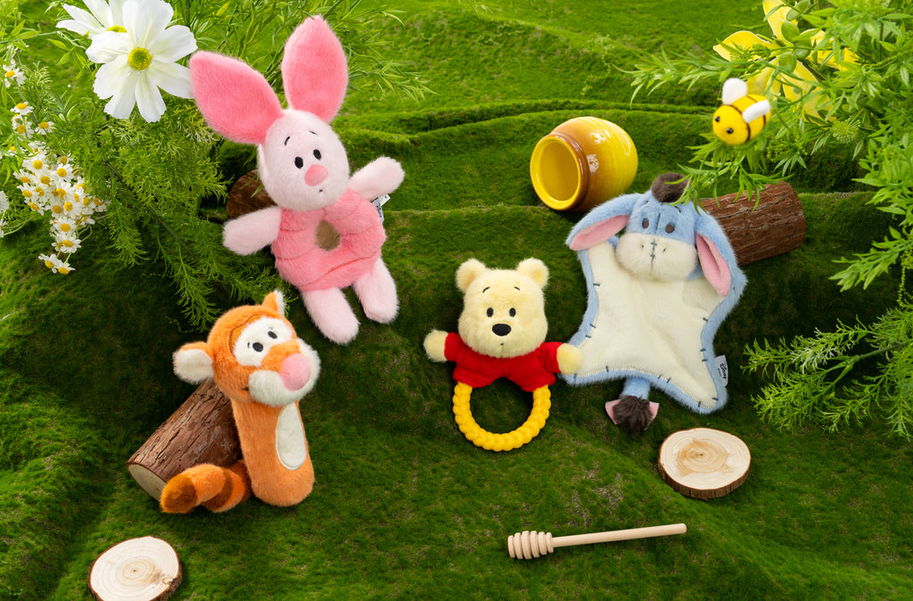 Eeyore Flat Plush – Plush Dog Toy with Crinkle Paper