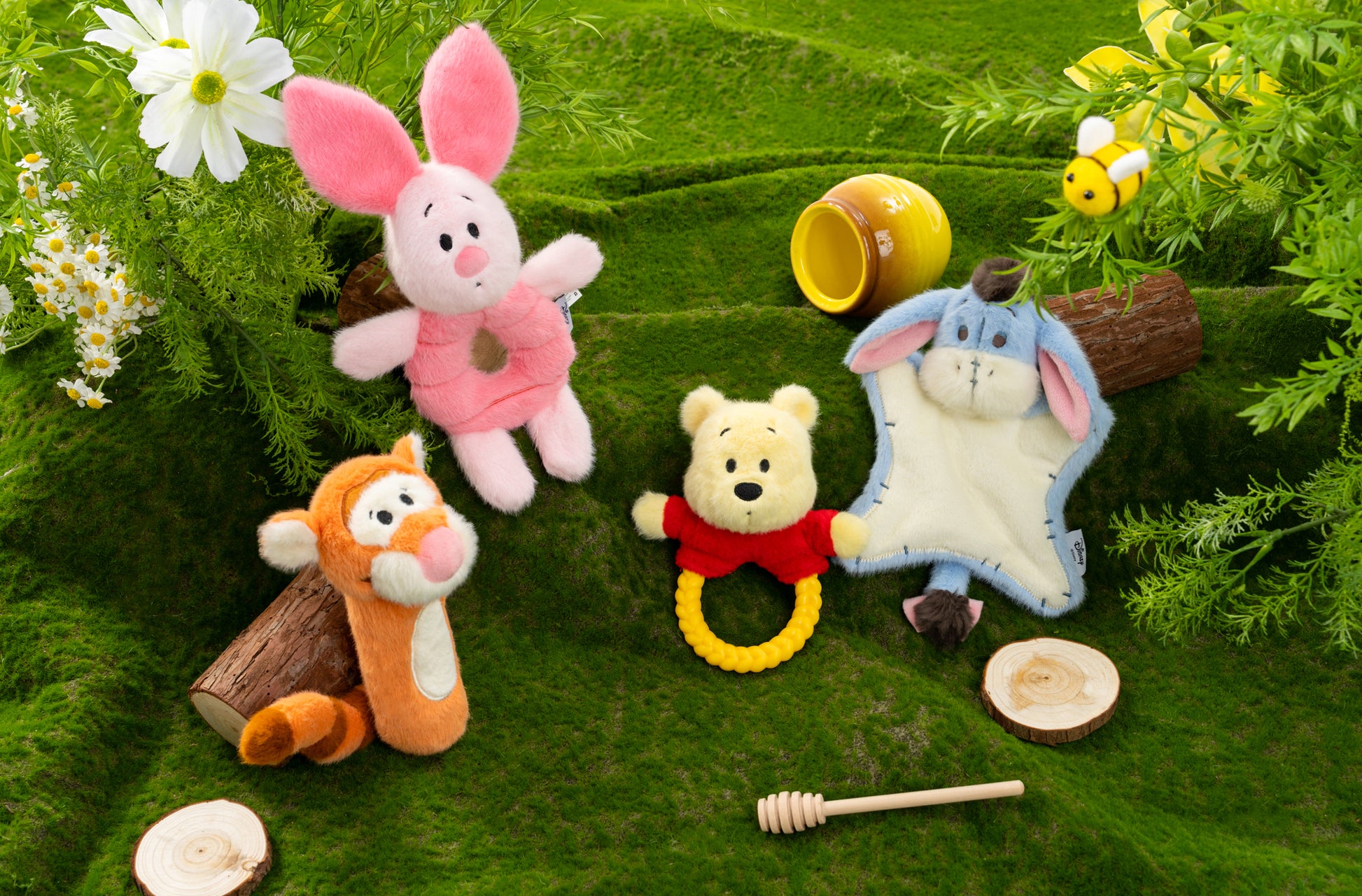 Eeyore Flat Plush – Plush Dog Toy with Crinkle Paper