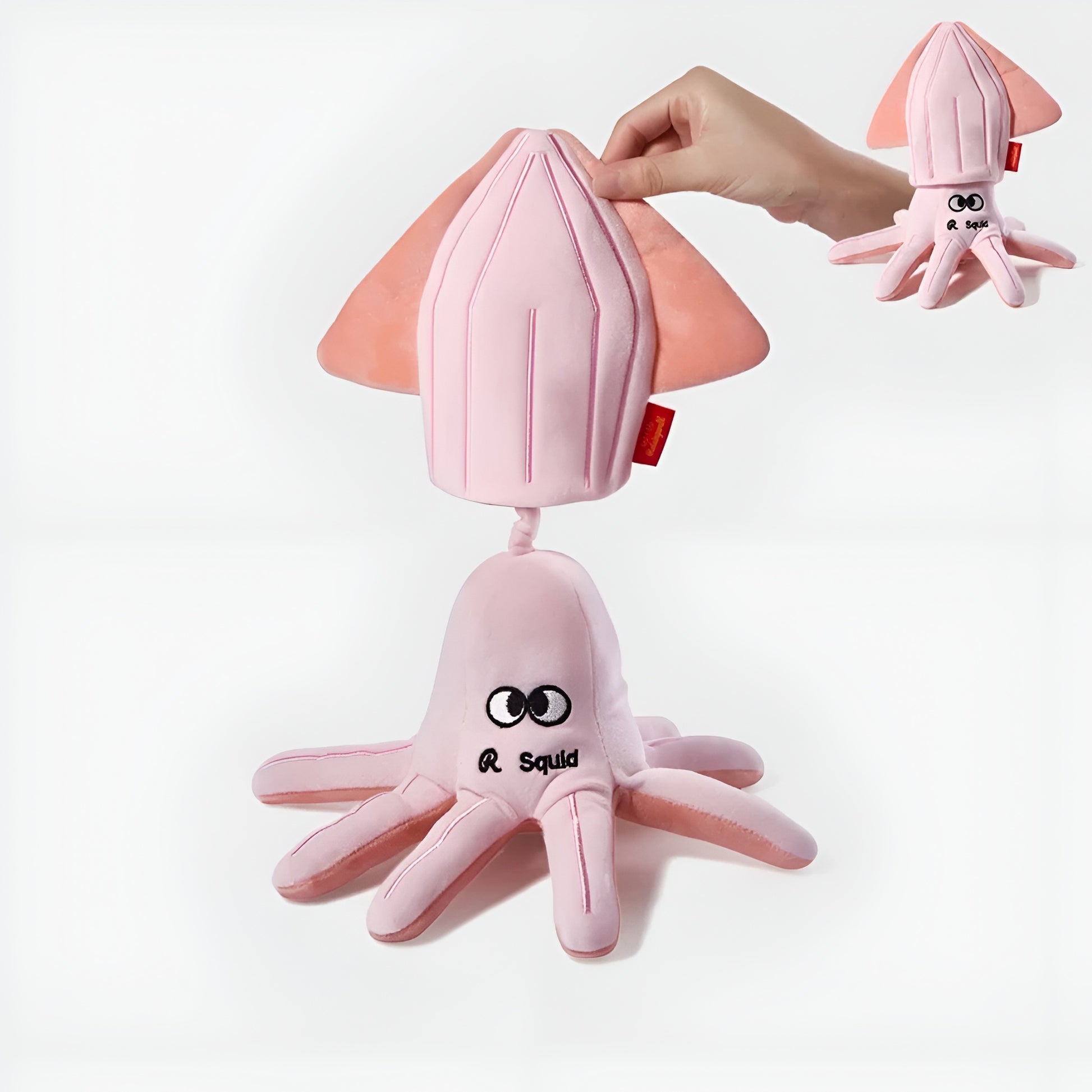 Pink Squid Snuffle Enrichment Toy.