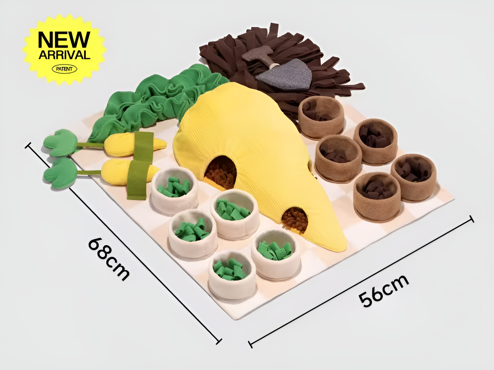 Farmyard Snuffle Mat for Dogs – Forage, Train & Slow Feed