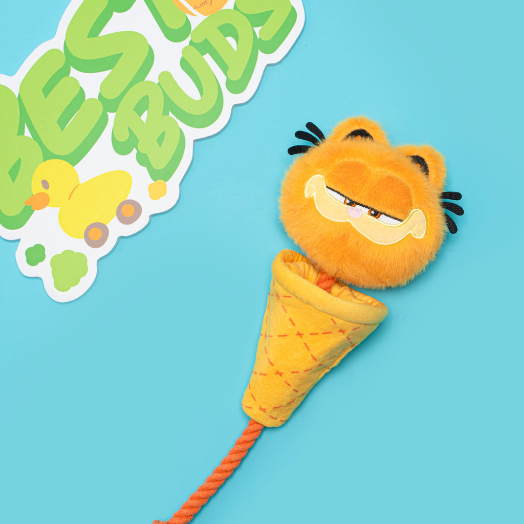 Garfield Ice Cream Cone Dog Toy