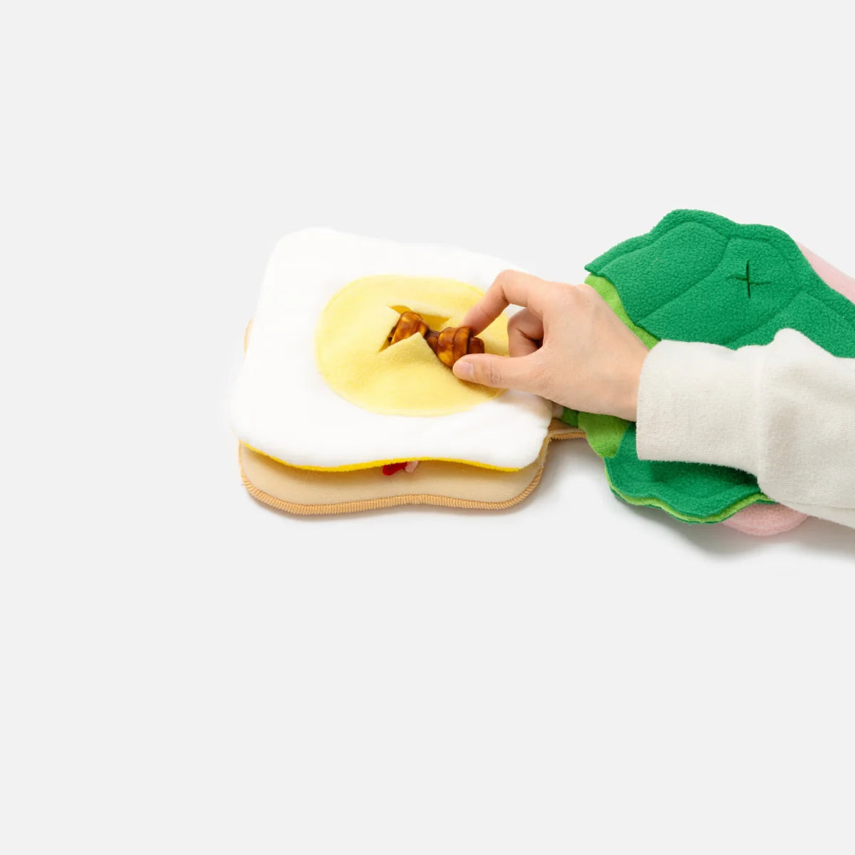 Sandwich Snuffle Toy – Multi-Layer Treat Puzzle for Dogs