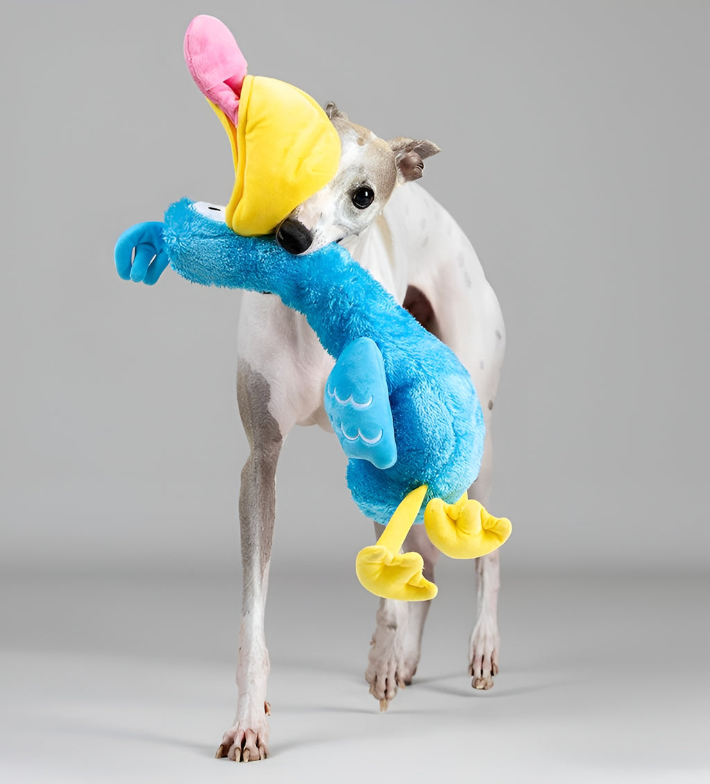 Pelican Plush Dog Toy – Catch, Chew Play!
