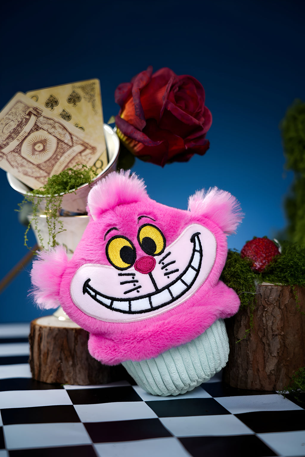 Cheshire Cat Cupcake Plush Toy