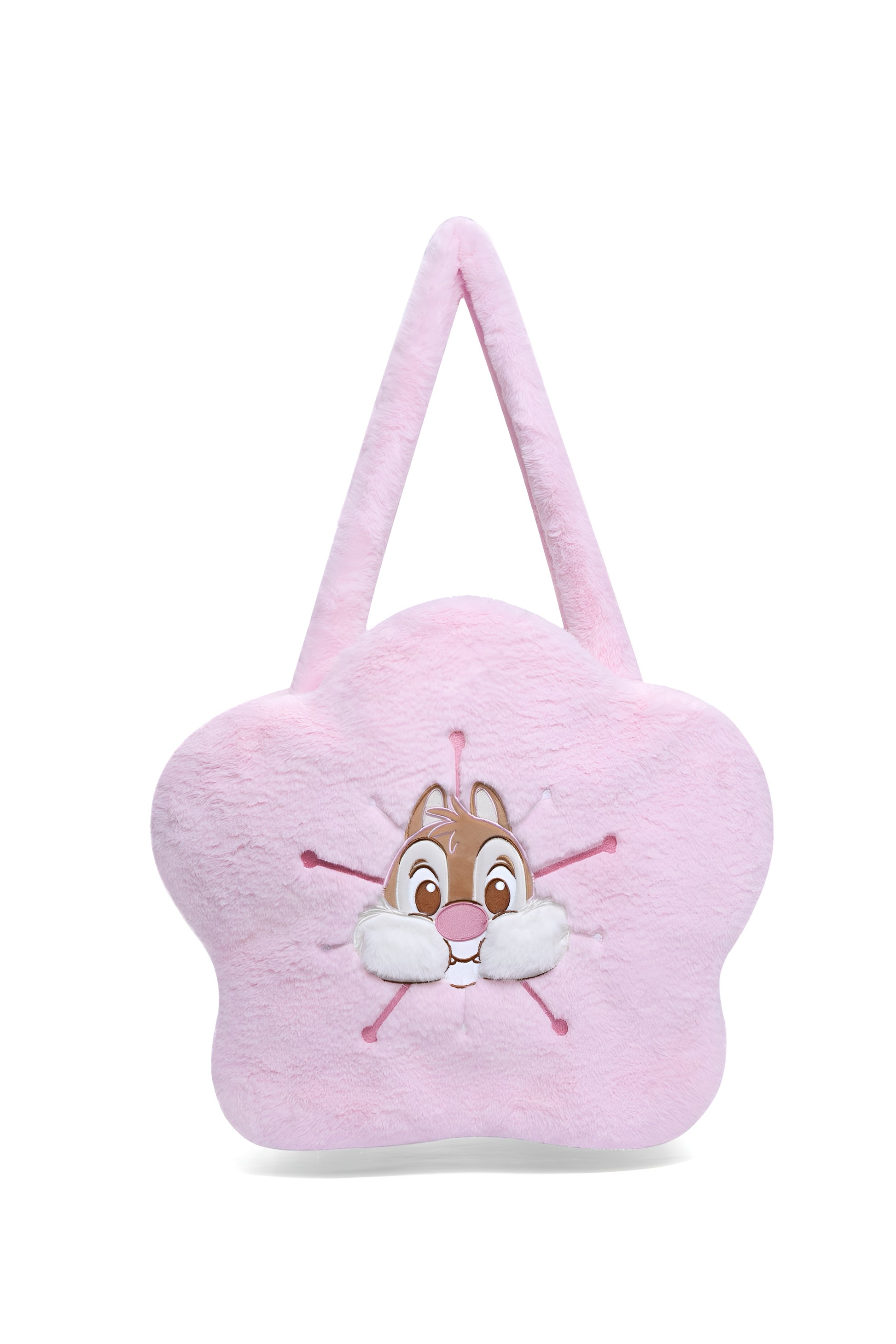 Pink Chip Plush Pet Carrier Bag
