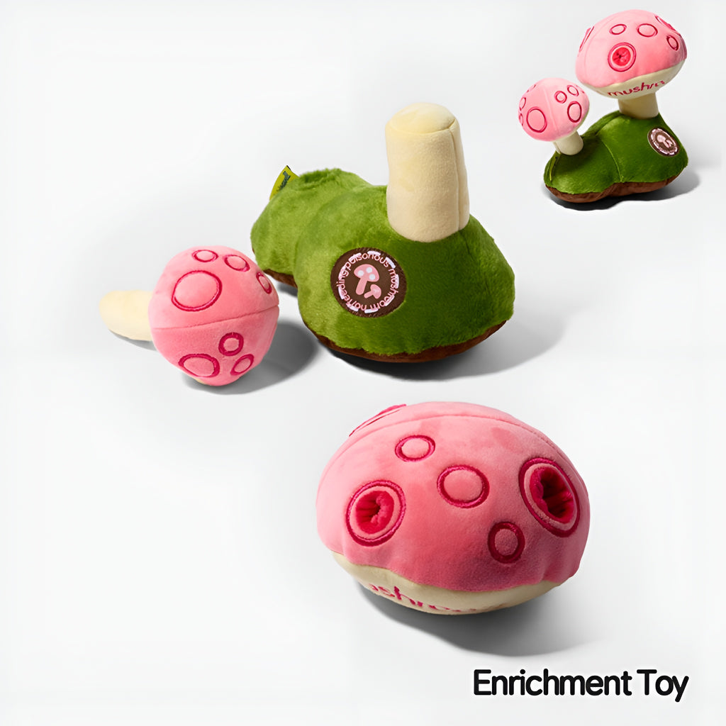 Mushroom Enrichment Toy.