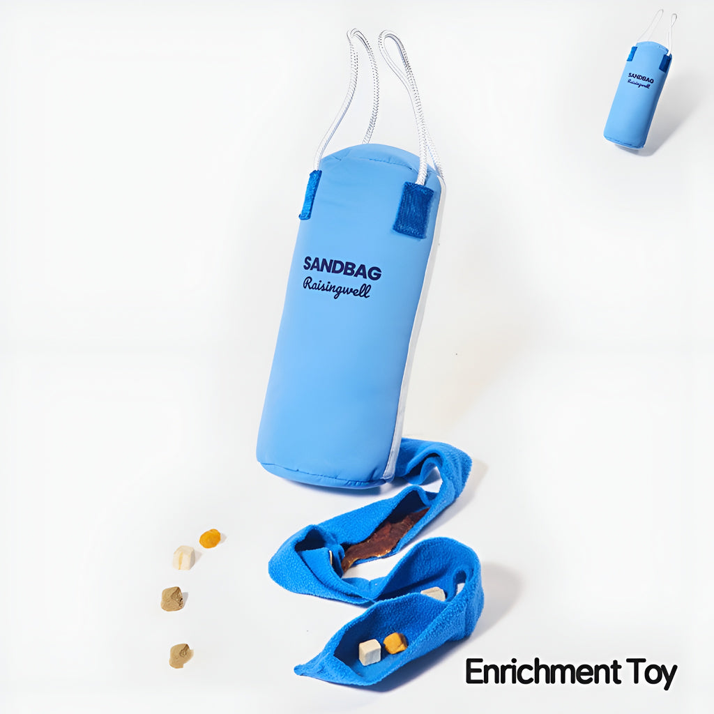 Sandbag Enrichment Toy! 🥊🐶