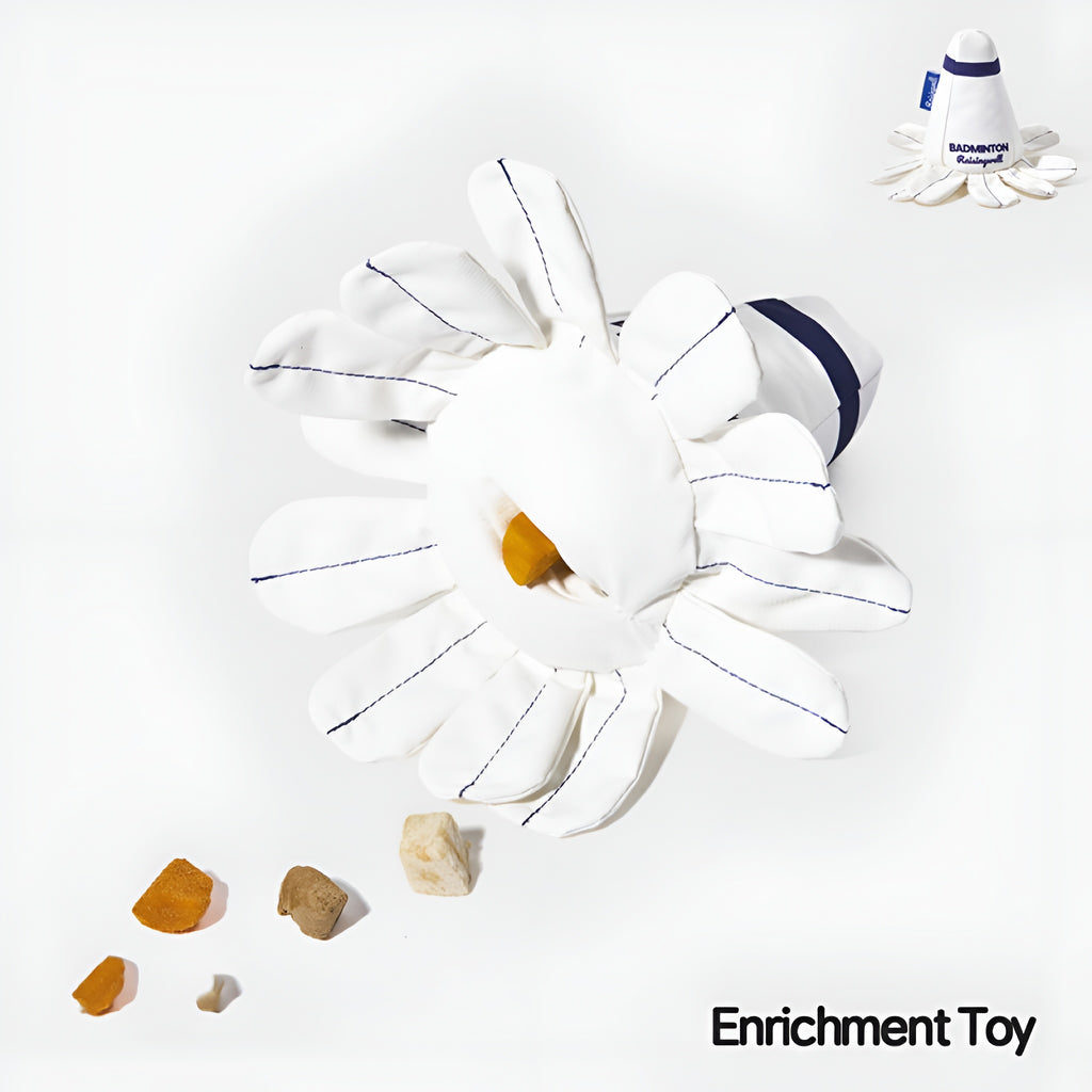 Badminton Shuttlecock Enrichment Toy! 🏸🐶