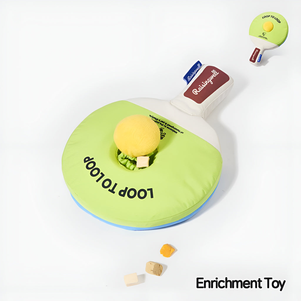 Table Tennis Enrichment Toy – Loop to Loop! 🏓💚