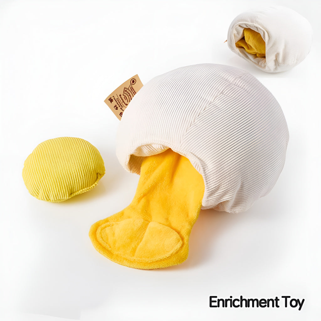 Egg Yolk Enrichment Toy.