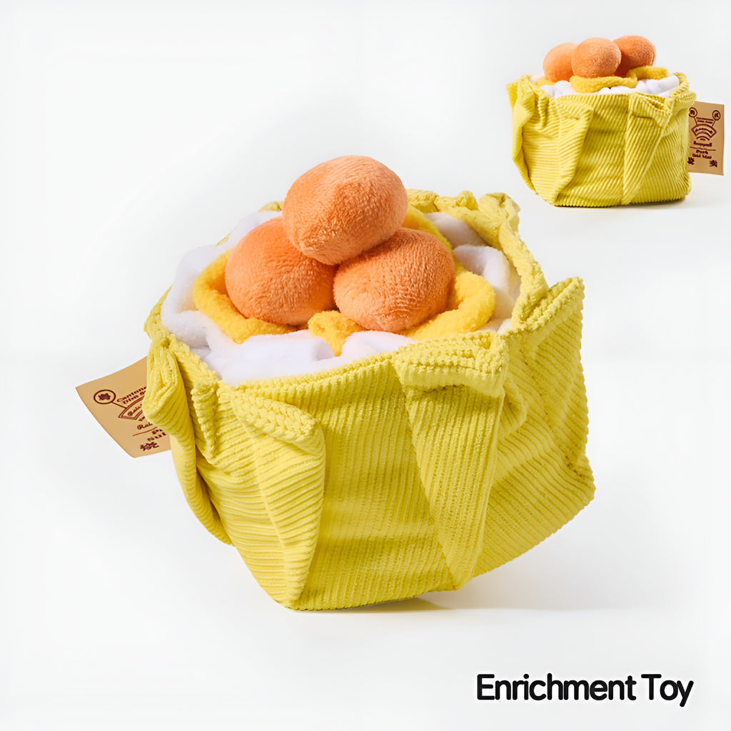 🧺 Bun Basket Enrichment Toy – Dig, Discover & Delight! 🐾🥯