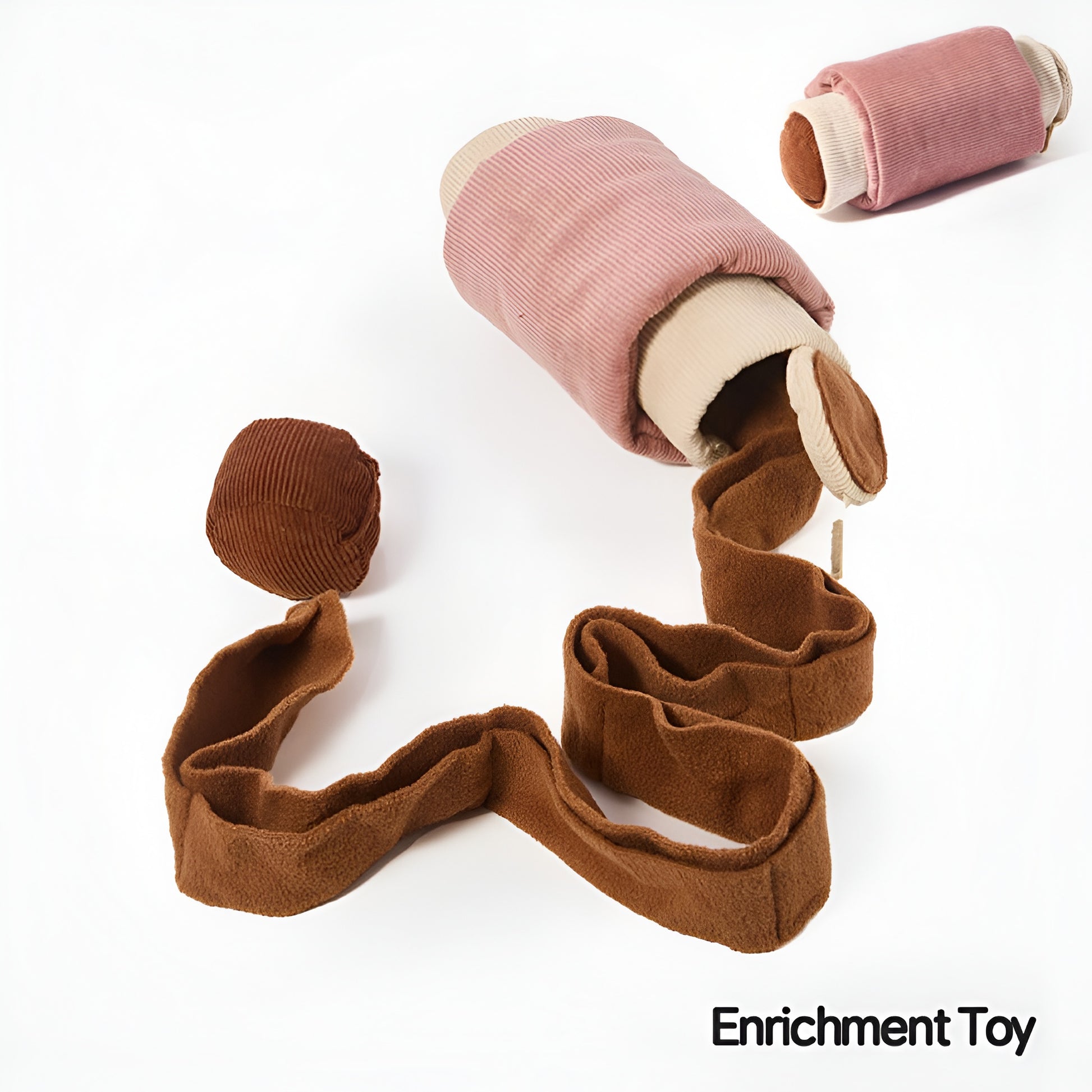 🍜 Rice Noodle Roll Enrichment Toy – Unroll, Sniff &amp; Snack the Fun Way! 🐾