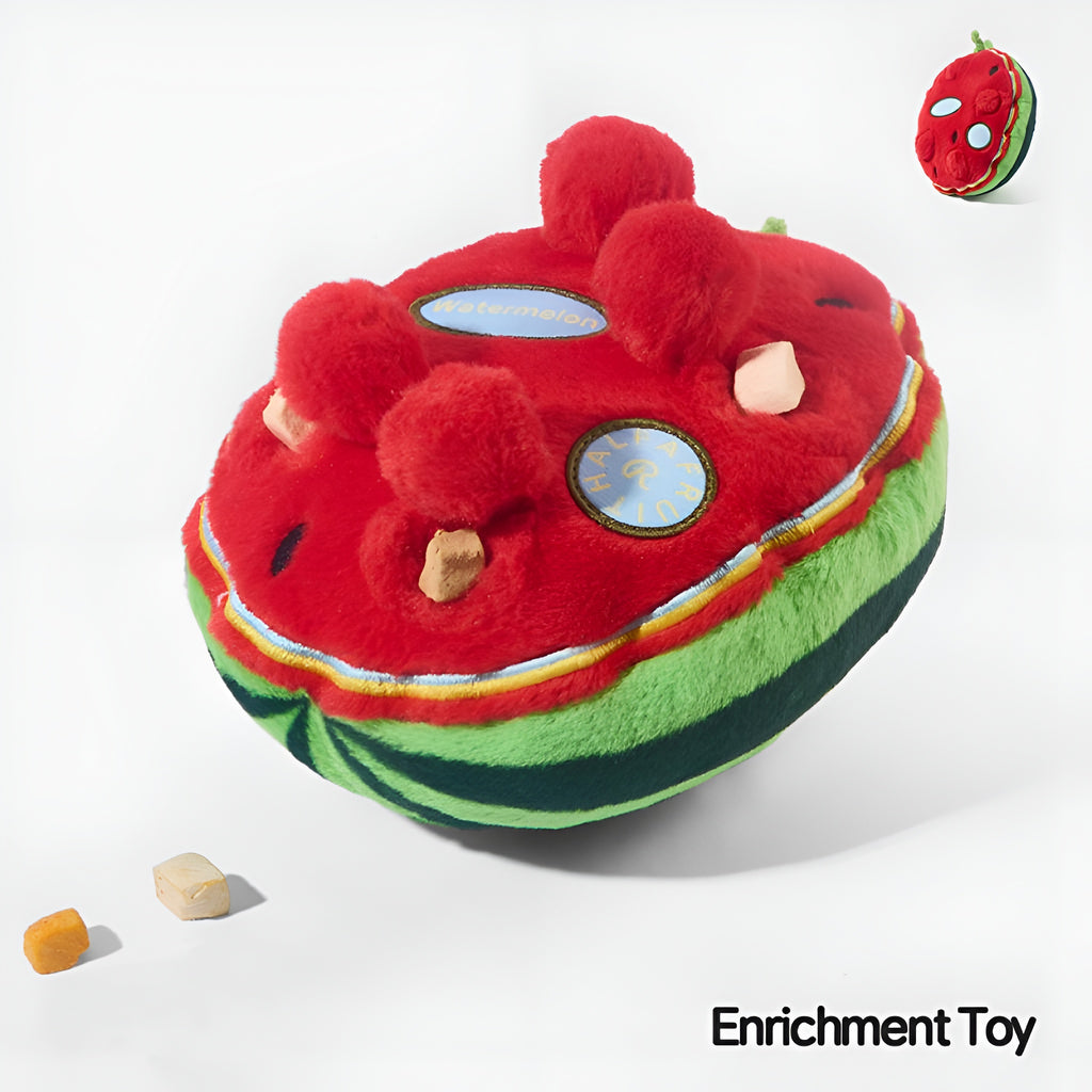 🍉 Watermelon Enrichment Toy – Juicy Fun for Curious Pups! 🐾