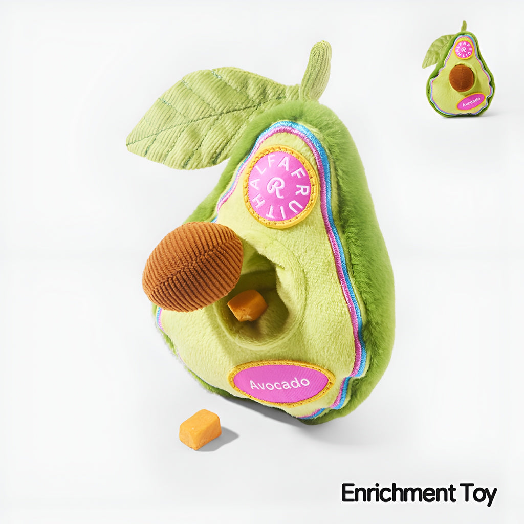 🥑 Avocado Enrichment Toy – Soft, Smart & Totally Avo-dorable! 🐾