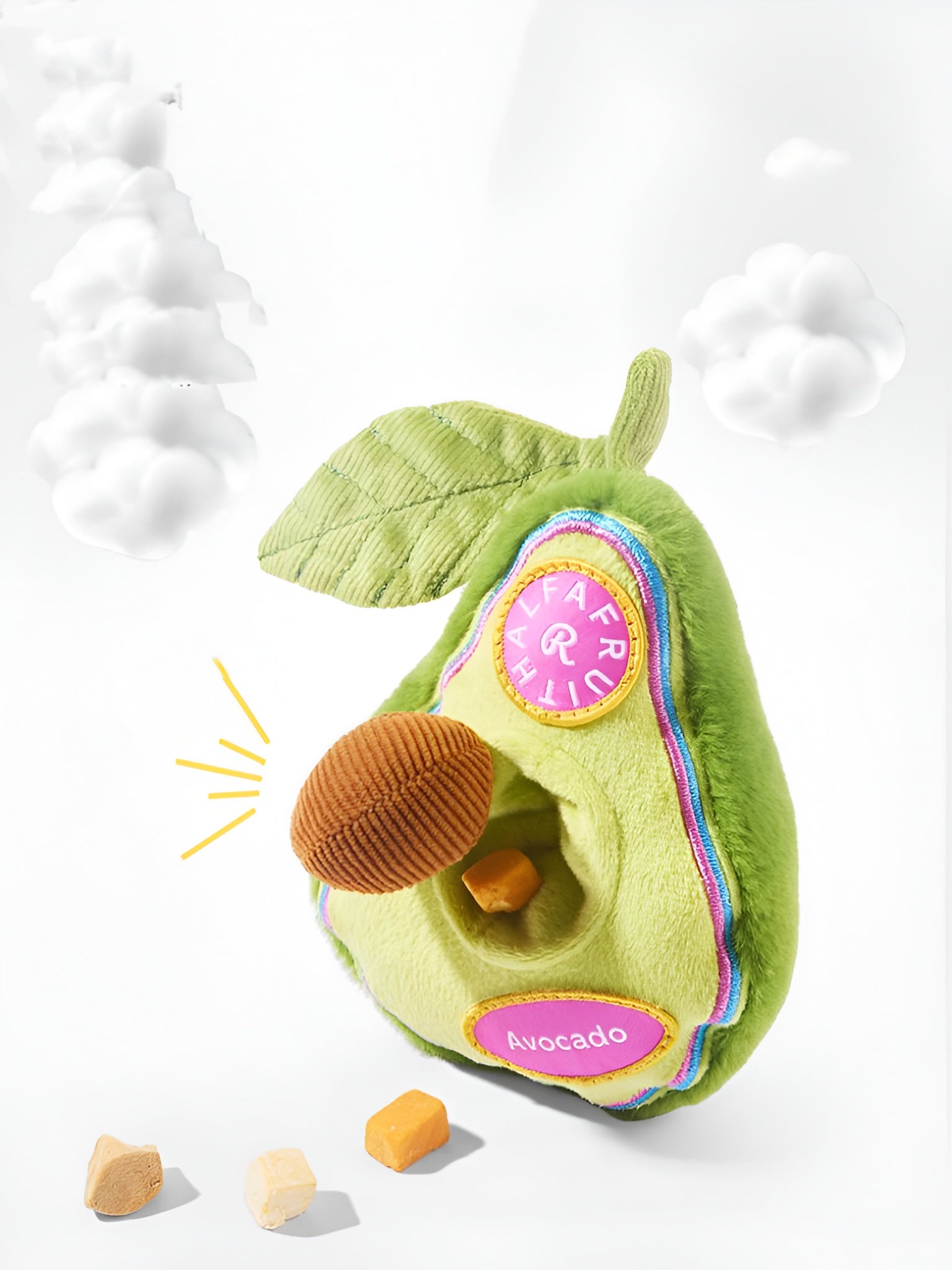 🥑 Avocado Enrichment Toy – Soft, Smart & Totally Avo-dorable! 🐾