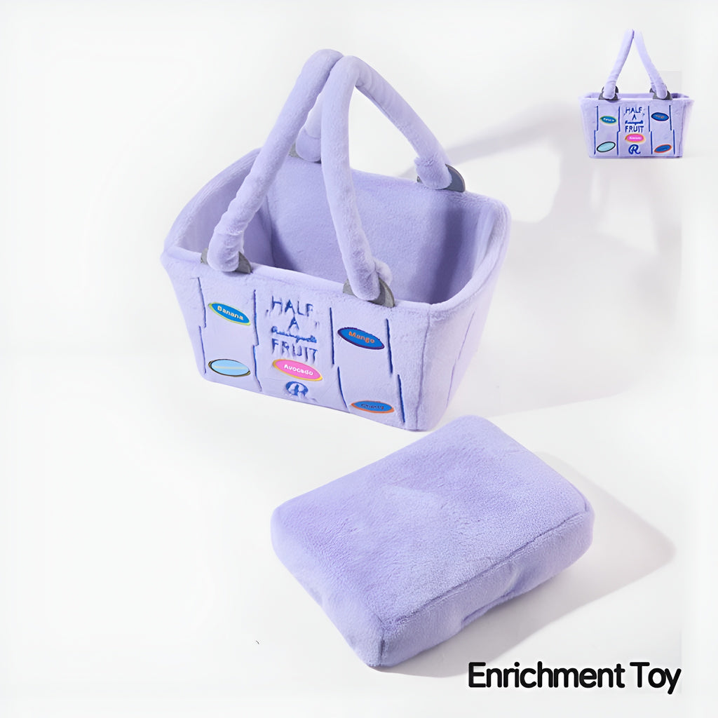 🍇 Fruit Basket Enrichment Toy – Collect, Hide & Play All Day! 🐾