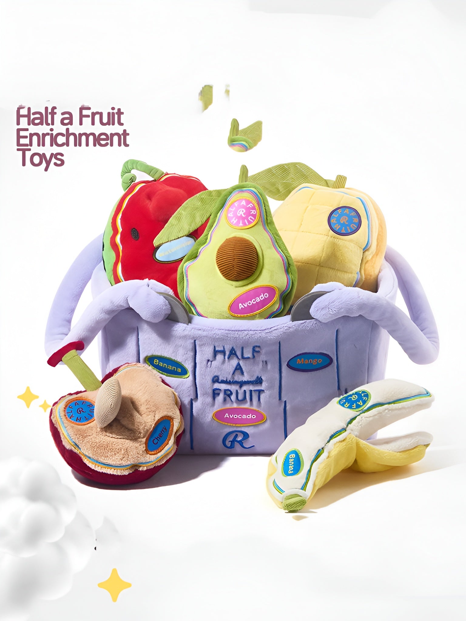 🥭 Mango Enrichment Toy – Peel, Sniff & Play Sweetly! 🐾