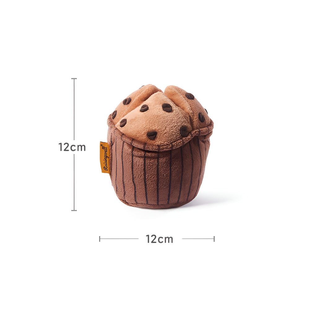 🧁 Chocolate Muffin Enrichment Toy – Sweet Snuffles & Playful Pockets! 🐾