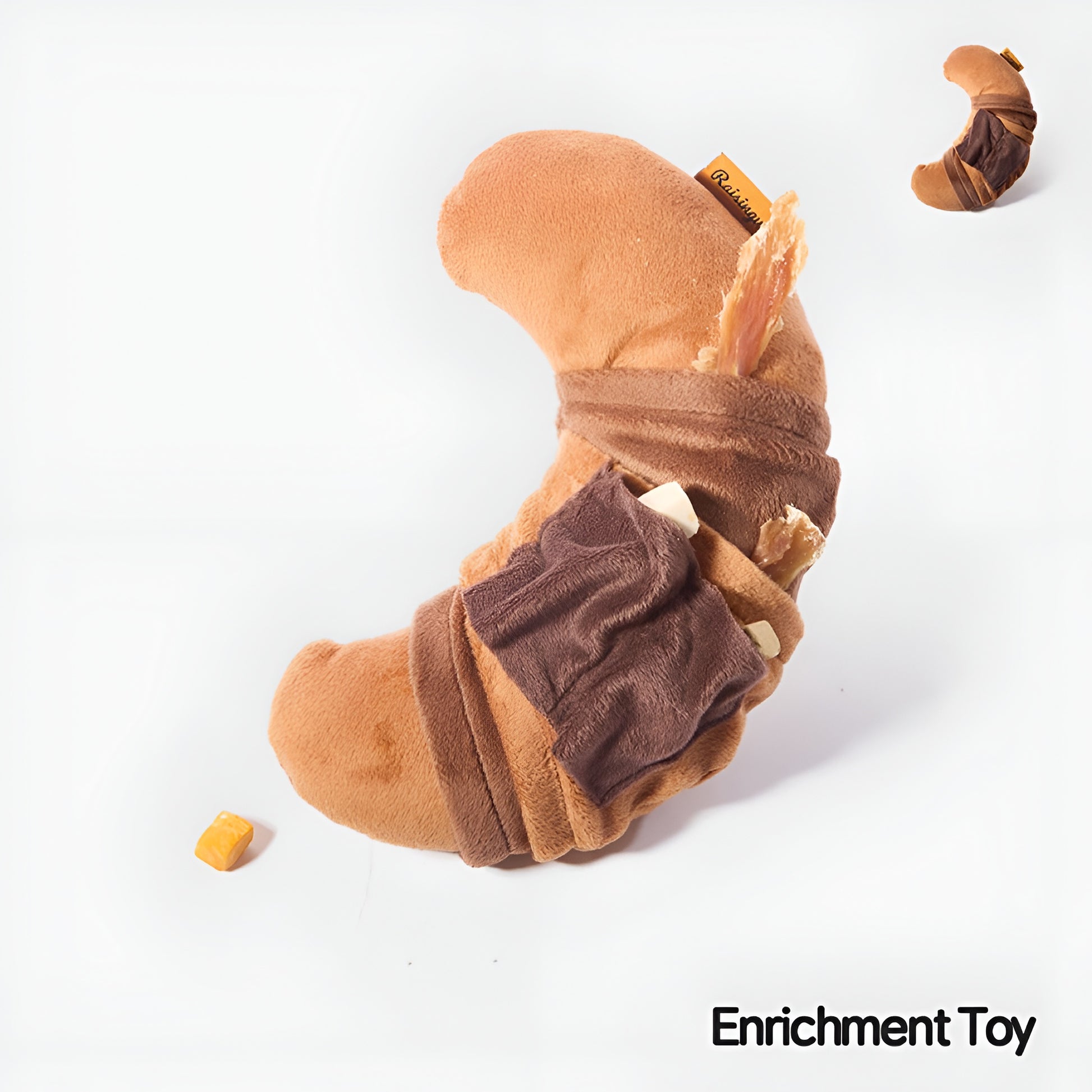 🥐 Croissant Enrichment Toy – Flaky Fun for Curious Pups! 🐾