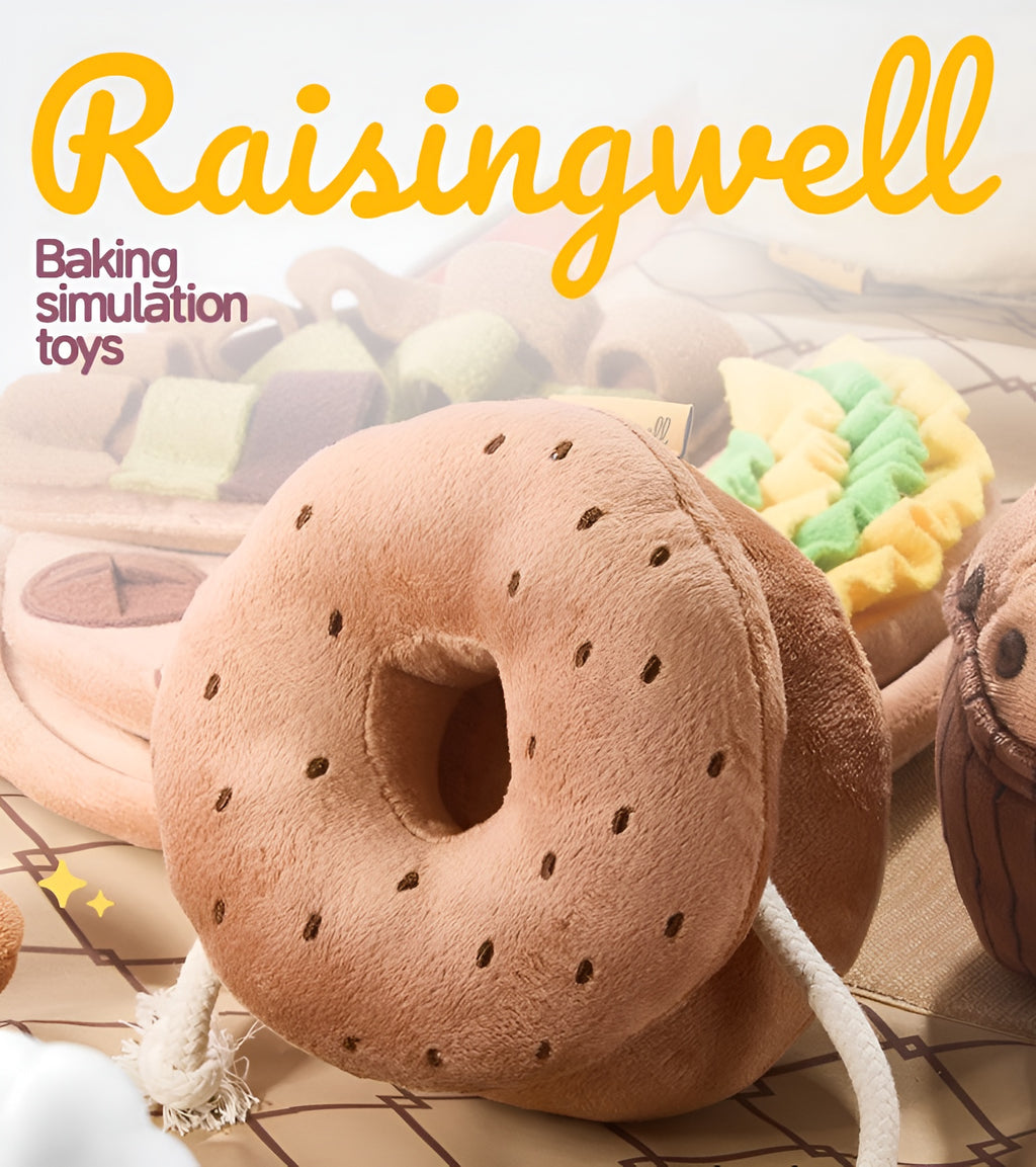 🥯 Bagel Enrichment Toy – Tug, Toss & Treat-Filled Fun! 🐾