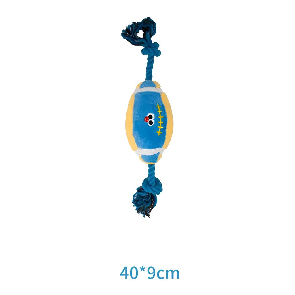 Plush Football Rope Toy