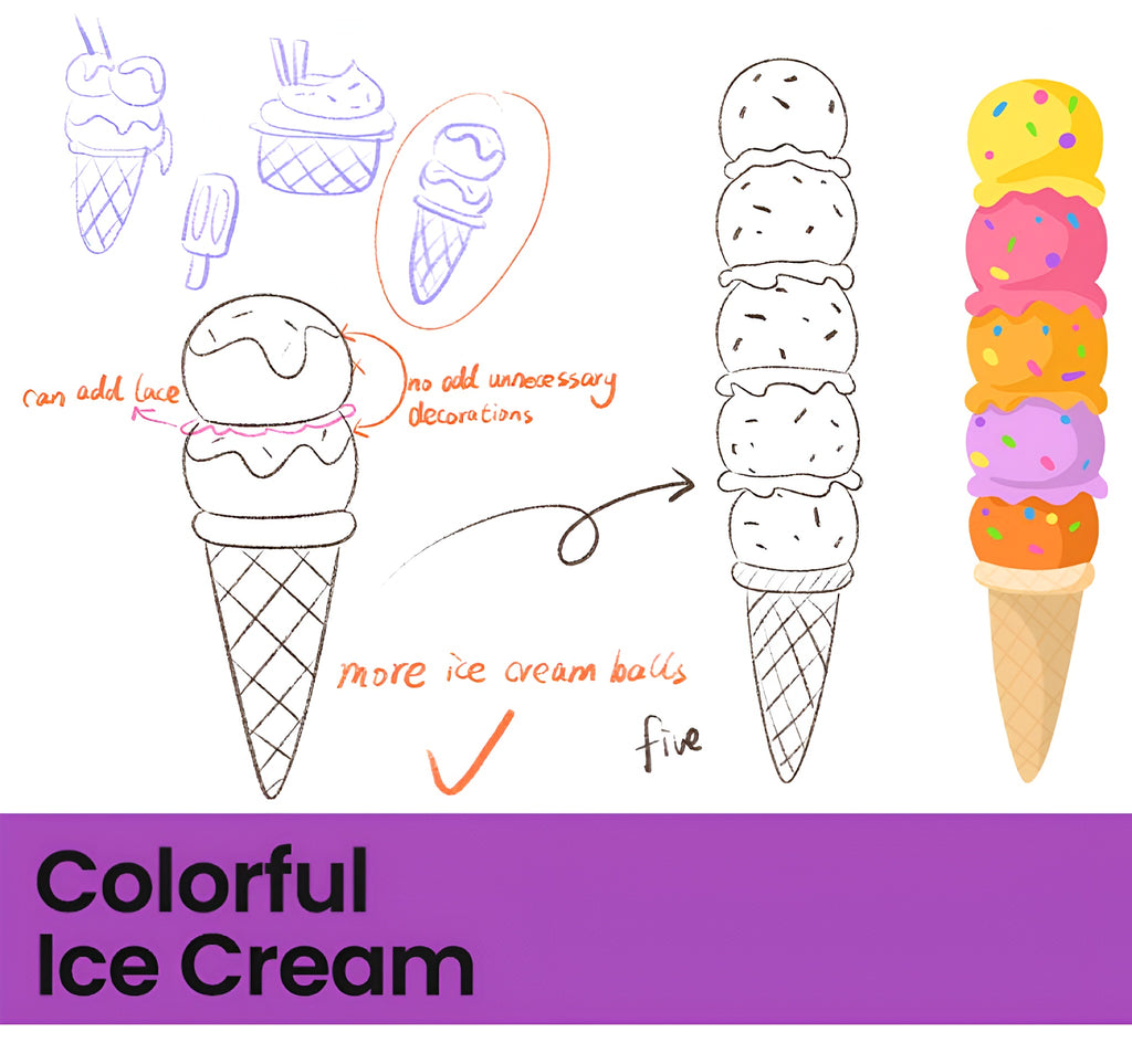 Ice Cream Plush Dog Toy – Colorful, Fun &amp; Long-Lasting Play!