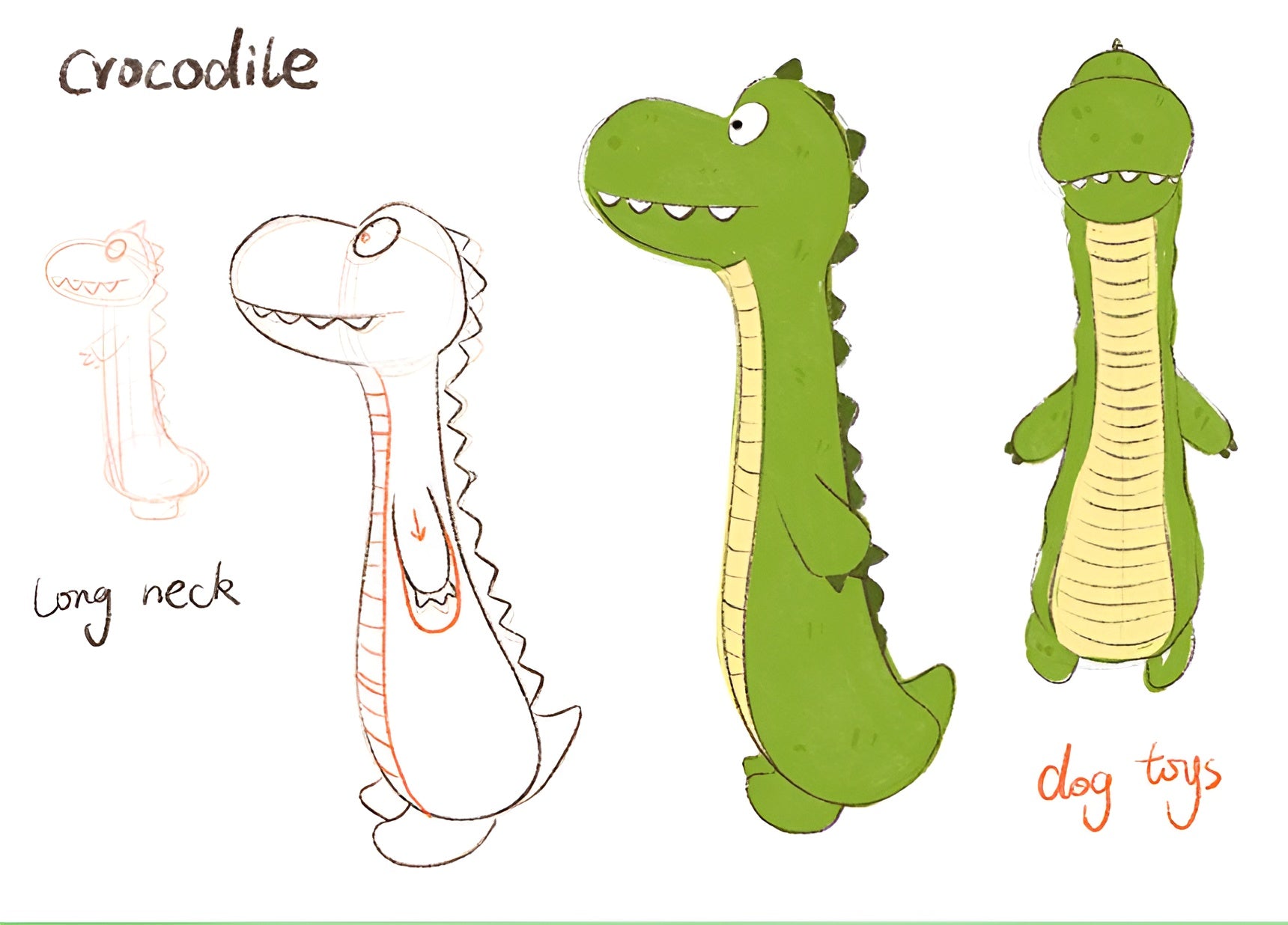 Green Dinosaur Plush Dog Toy – Squeaky, Cuddly & Playful Fun!