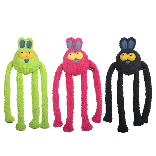 Bunny Plush Dog Toy – Extra-Long, Squeaky & Fun - Monster Collection