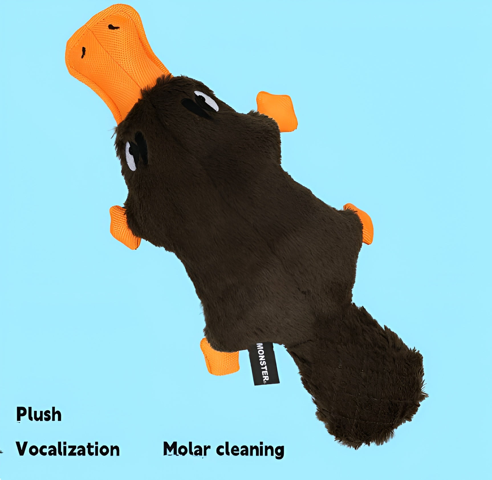 Plush Platypus Dog Toy – Squeaky, Soft & Fun!