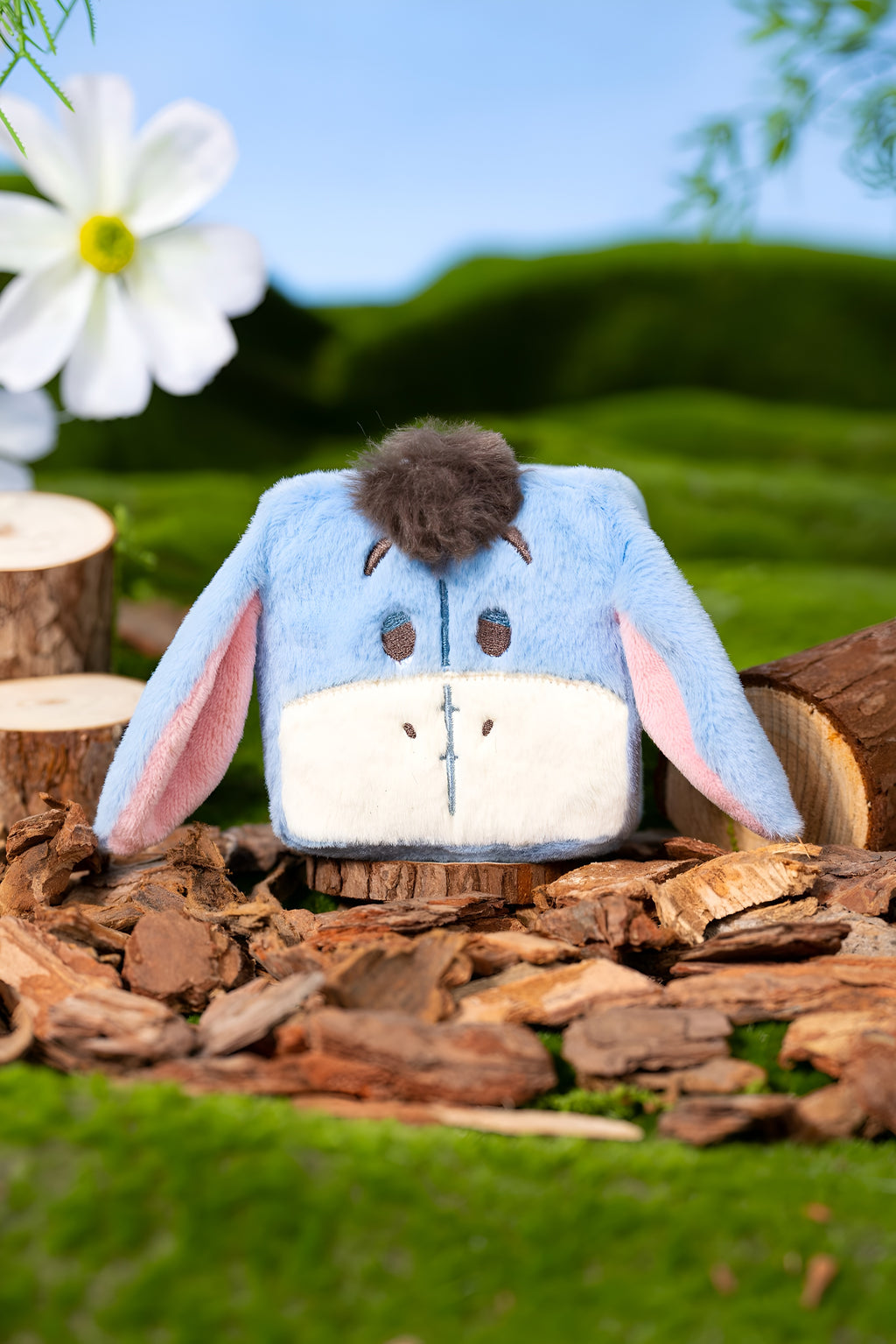 💙 Eeyore Cube Plush Toy – Crinkly, Cuddly & Calm Companion! 🐾