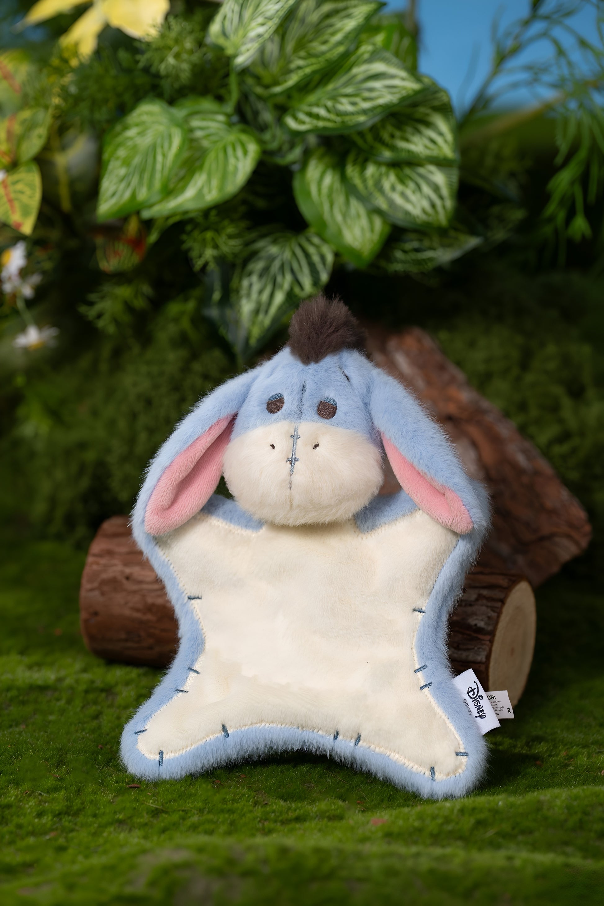 Eeyore Flat Plush – Plush Dog Toy with Crinkle Paper