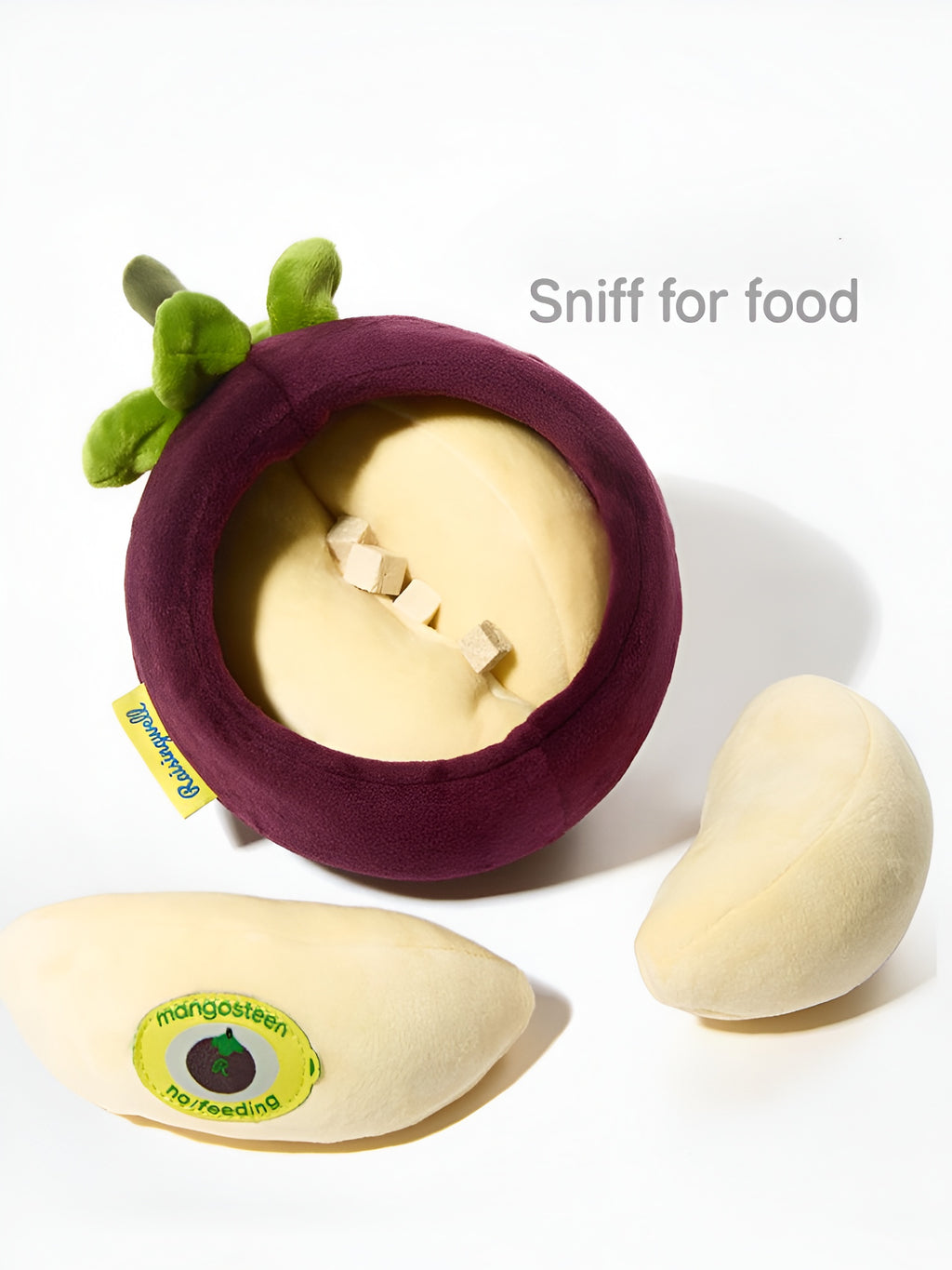 Mangosteen Enrichment Toy.