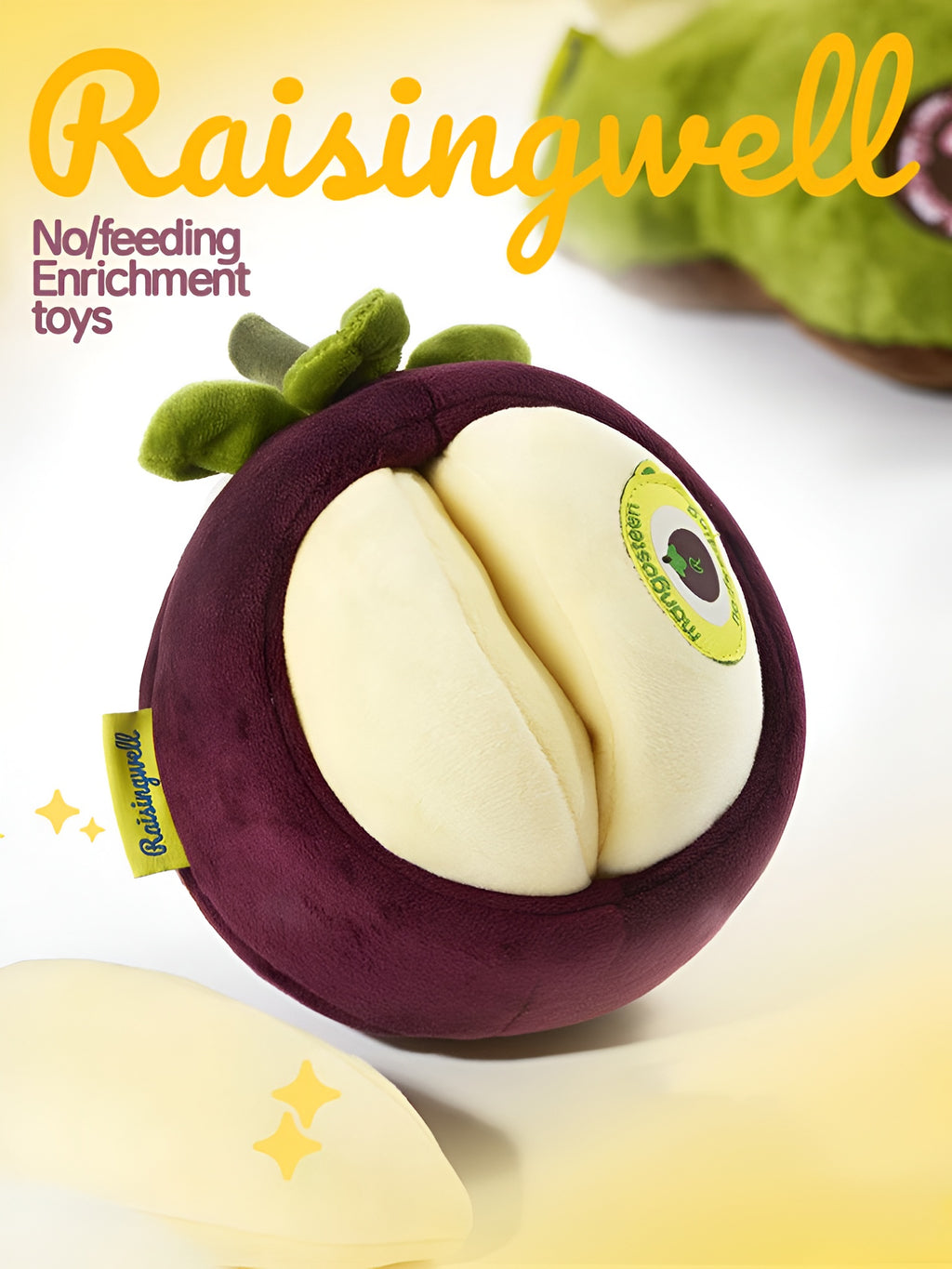 Mangosteen Enrichment Toy.